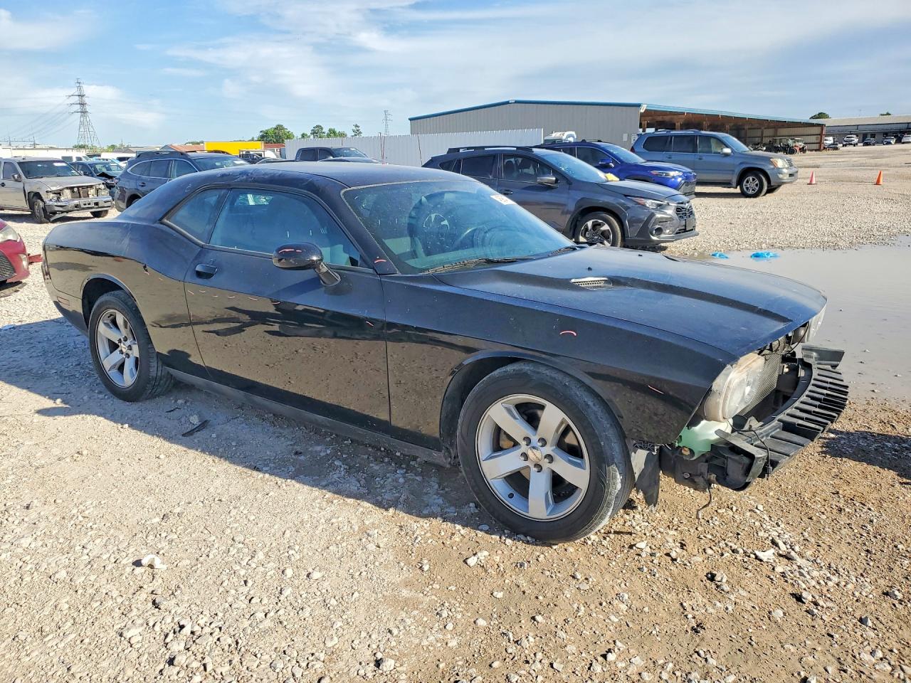 2013 Dodge Challenger Sxt Black vin: 2C3CDYAG7DH607854