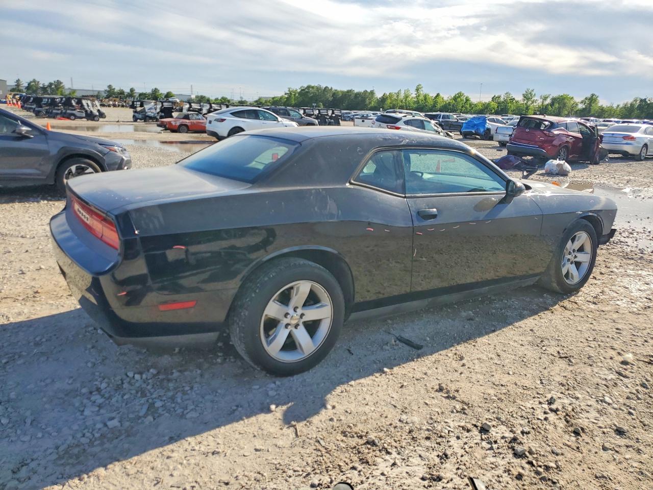 2013 Dodge Challenger Sxt Black vin: 2C3CDYAG7DH607854