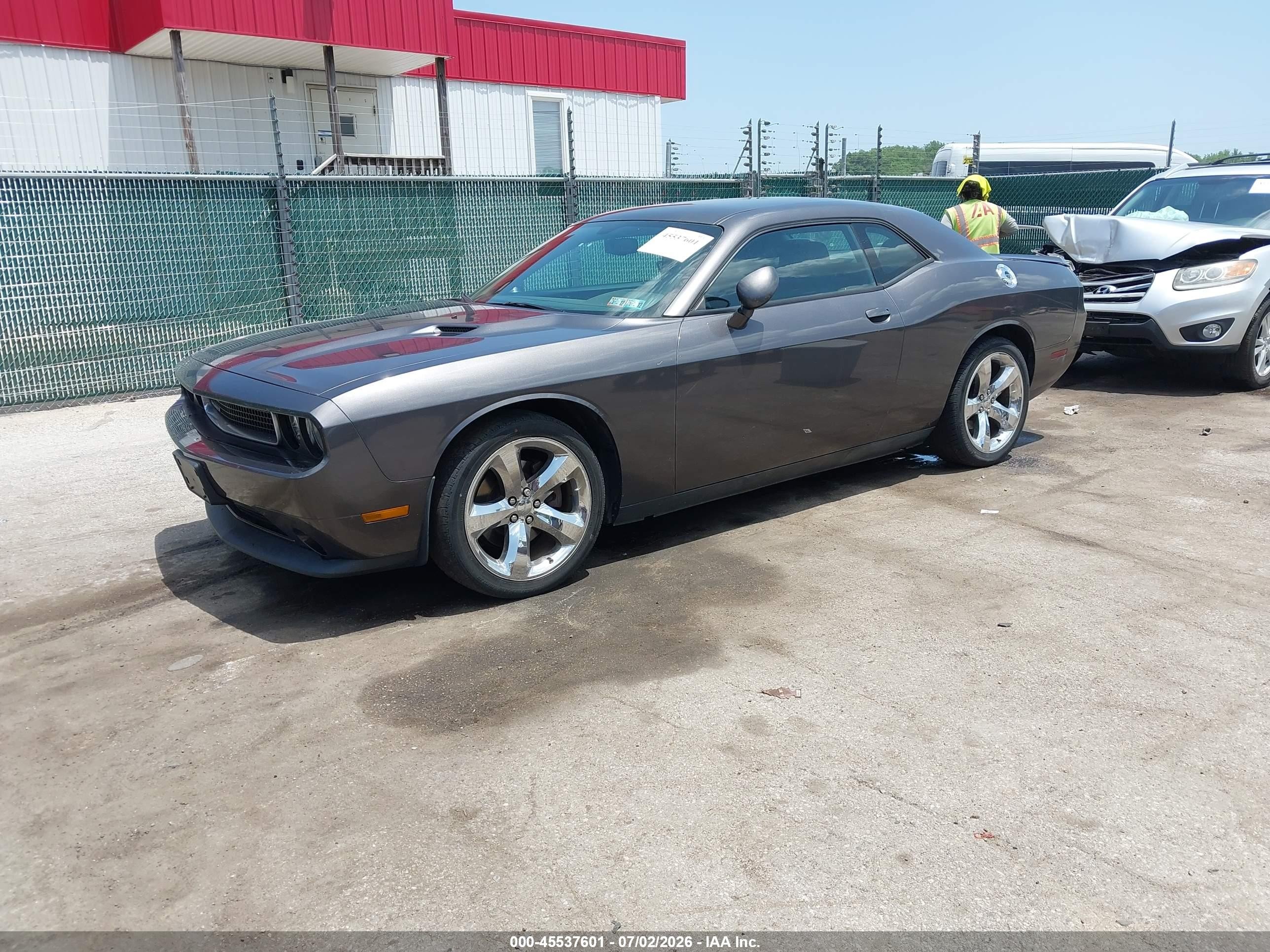 2013 Dodge Challenger Sxt Gray vin: 2C3CDYAG7DH610768