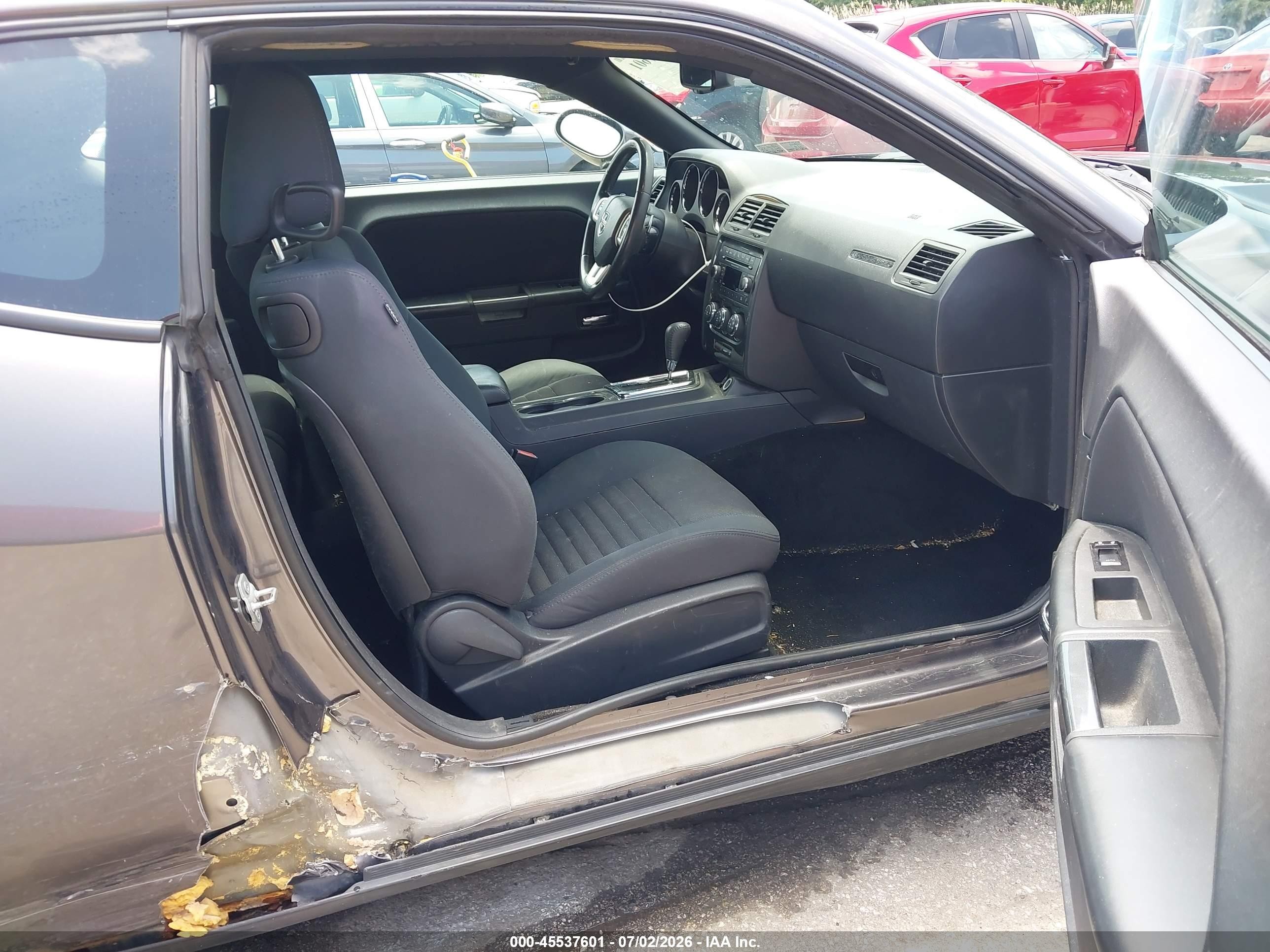 2013 Dodge Challenger Sxt Gray vin: 2C3CDYAG7DH610768