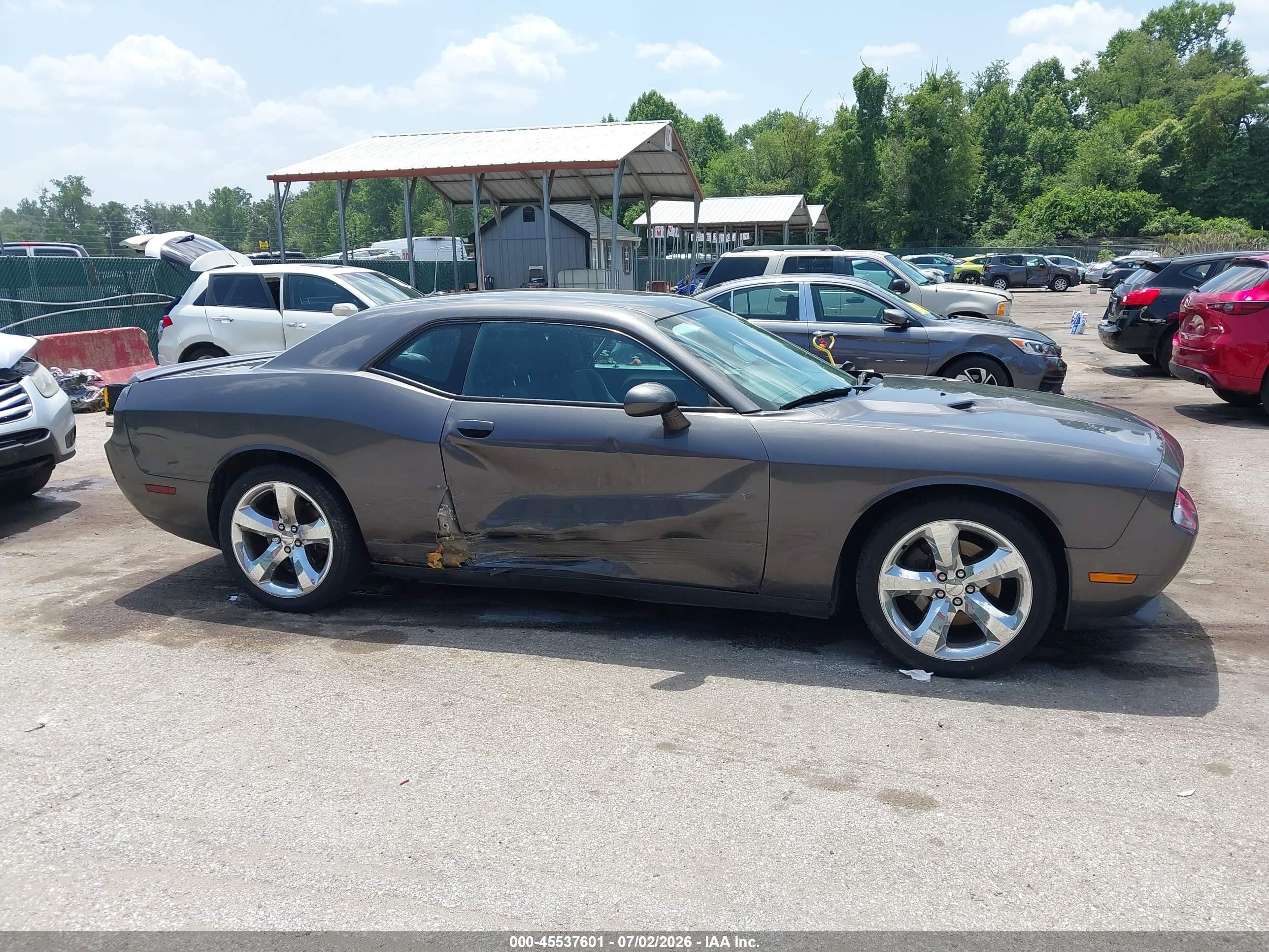 2013 Dodge Challenger Sxt Gray vin: 2C3CDYAG7DH610768