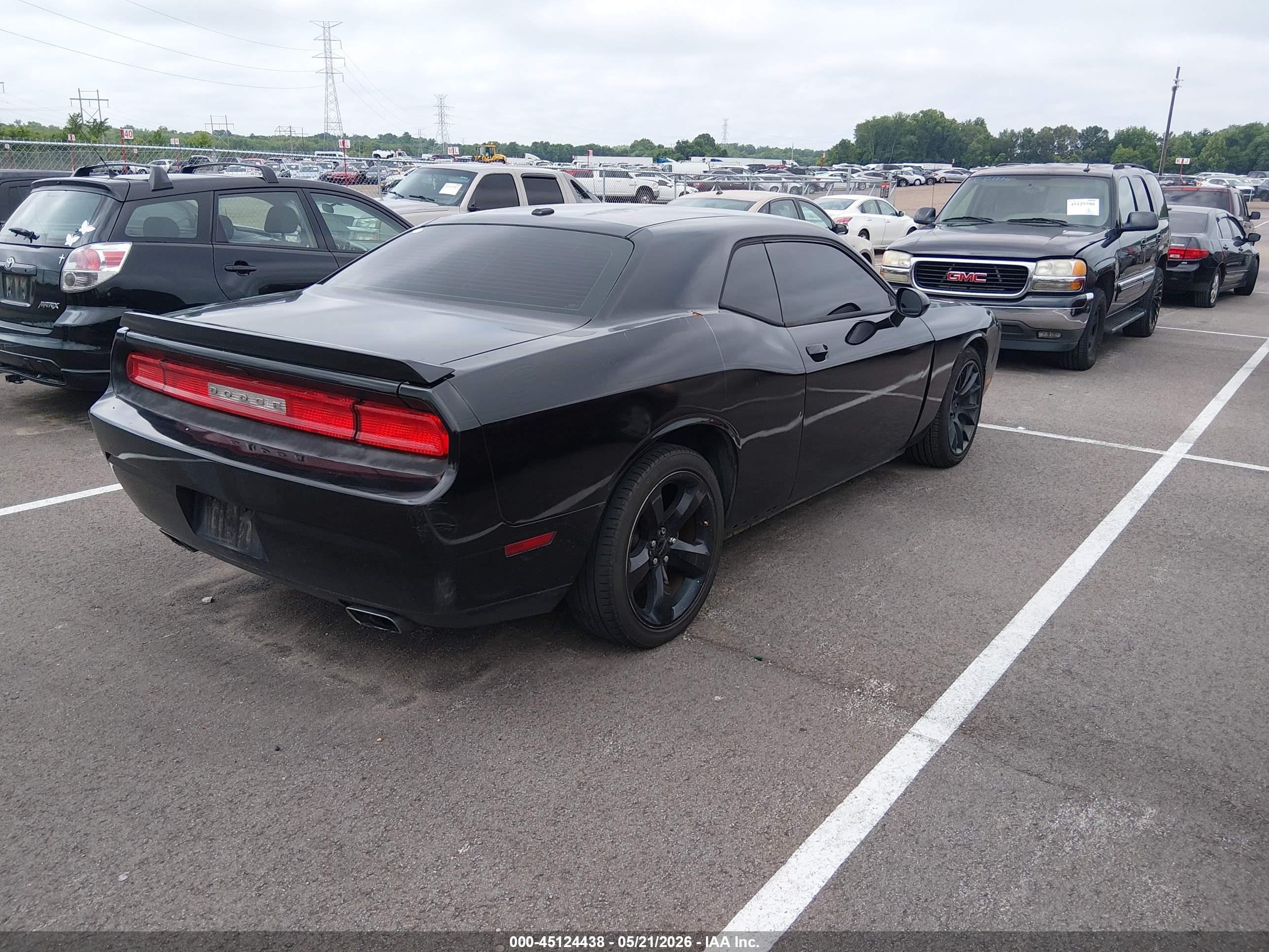 2013 Dodge Challenger Sxt Черный vin: 2C3CDYAG7DH686989