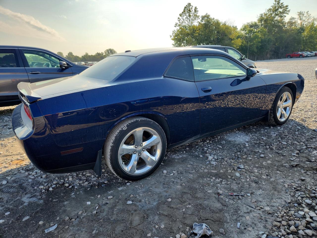 2014 Dodge Challenger Sxt Blue vin: 2C3CDYAG7EH101538