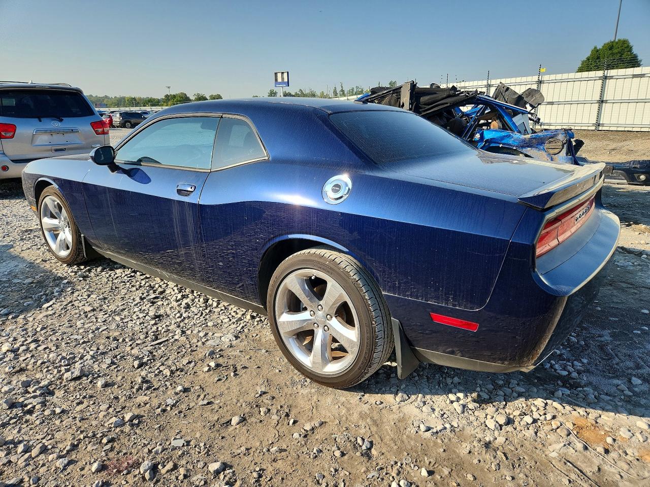 2014 Dodge Challenger Sxt Blue vin: 2C3CDYAG7EH101538