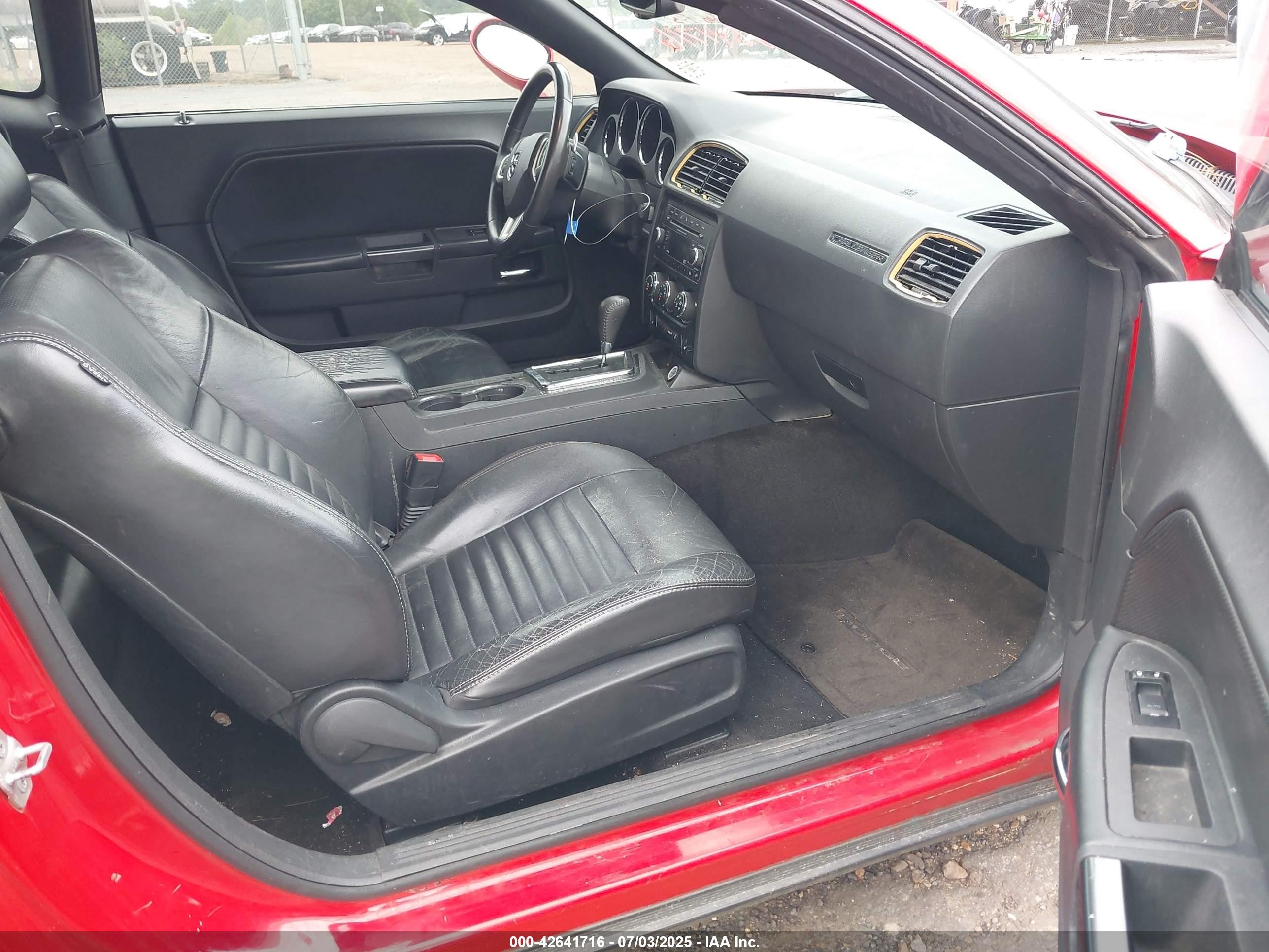 2014 Dodge Challenger Sxt Plus Red vin: 2C3CDYAG7EH123698