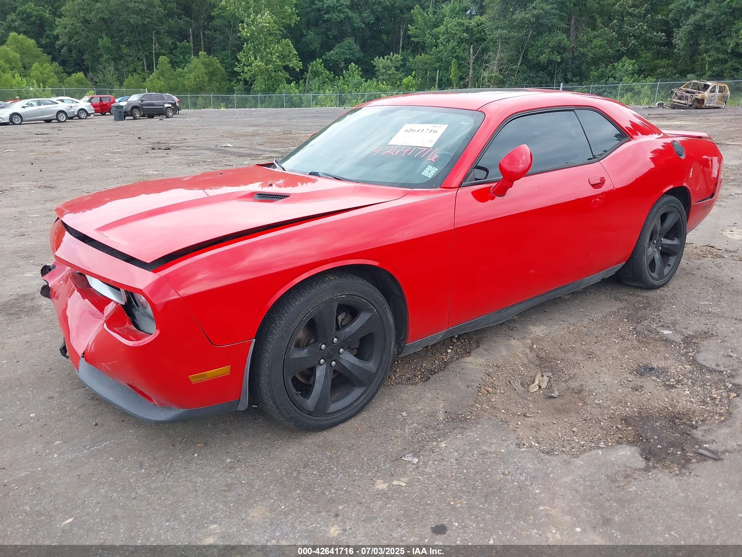 2014 Dodge Challenger Sxt Plus Red vin: 2C3CDYAG7EH123698