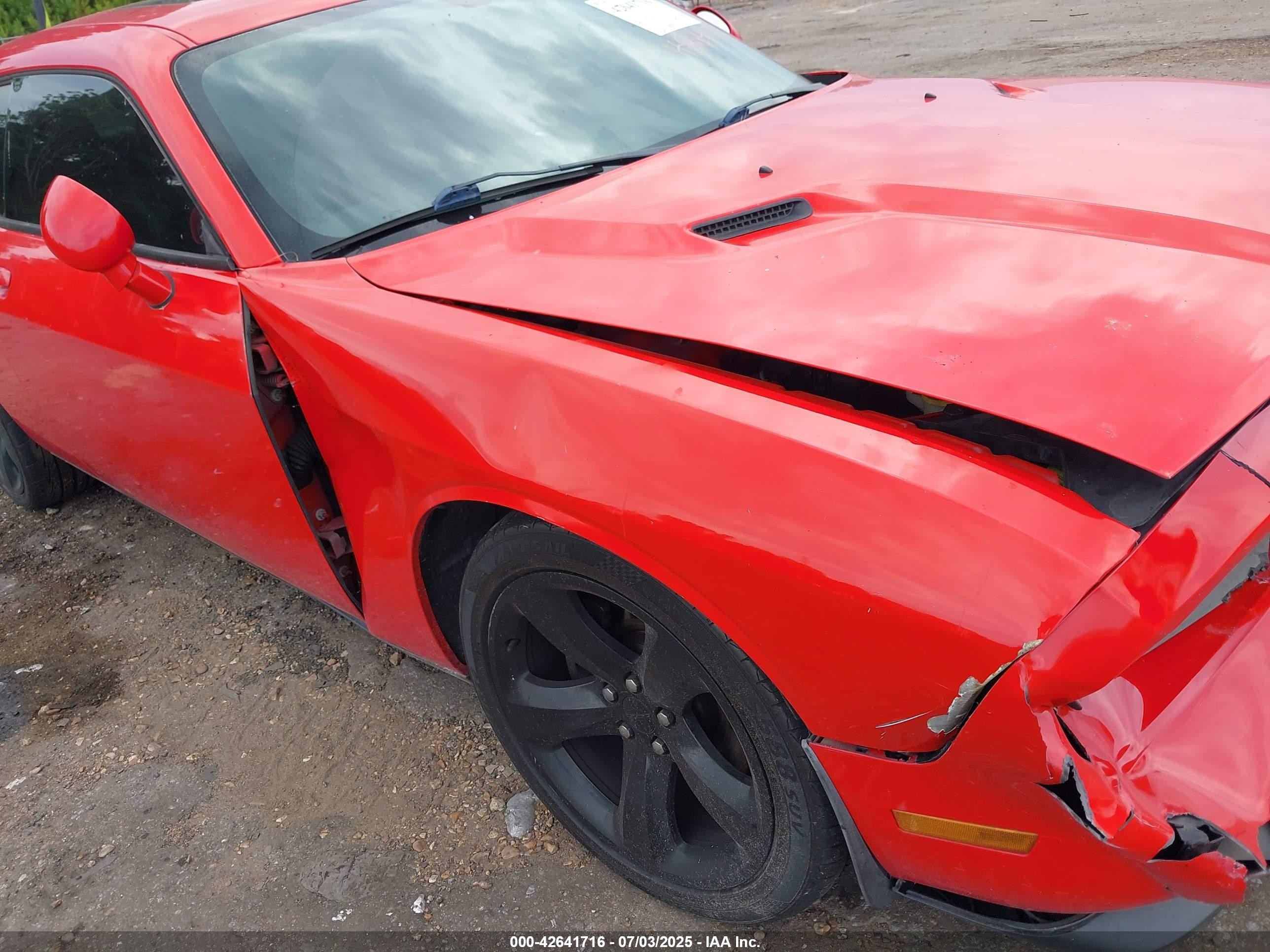 2014 Dodge Challenger Sxt Plus Red vin: 2C3CDYAG7EH123698