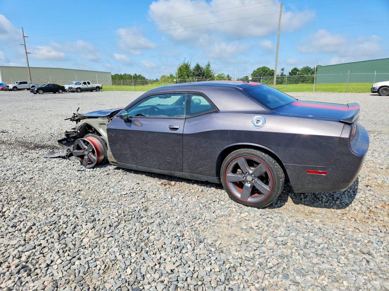 2014 Dodge Challenger Sxt Gray vin: 2C3CDYAG7EH154305