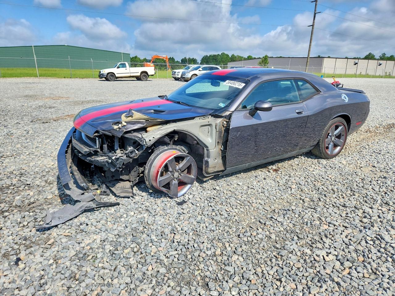 2014 Dodge Challenger Sxt Gray vin: 2C3CDYAG7EH154305