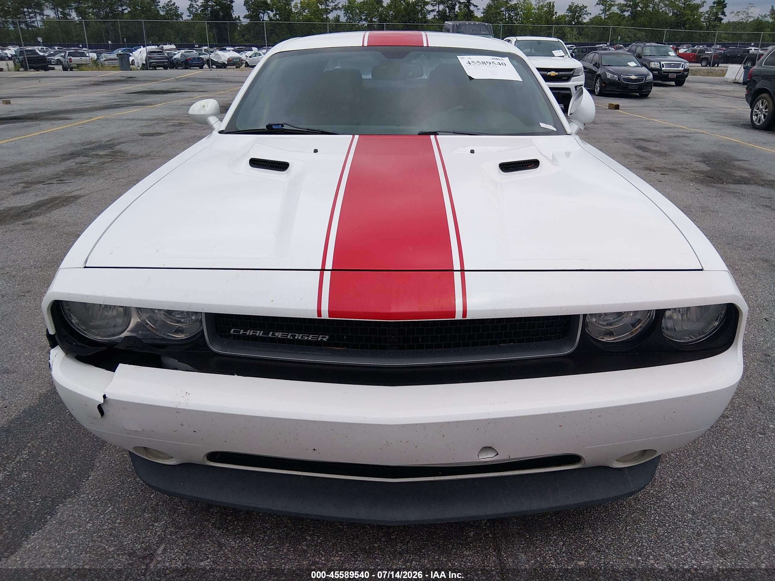 2014 Dodge Challenger Rallye Redline Белый vin: 2C3CDYAG7EH184033