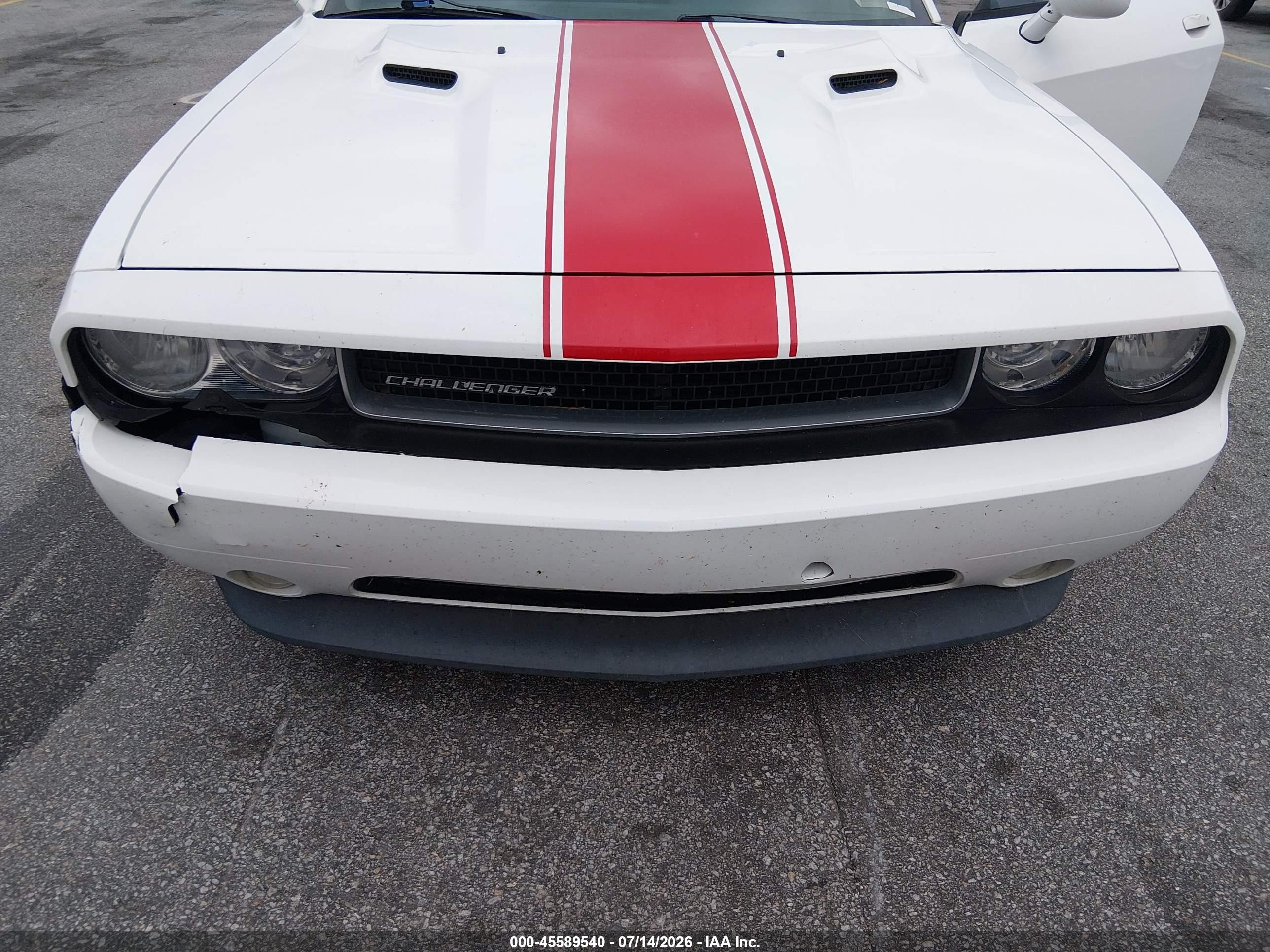 2014 Dodge Challenger Rallye Redline Белый vin: 2C3CDYAG7EH184033