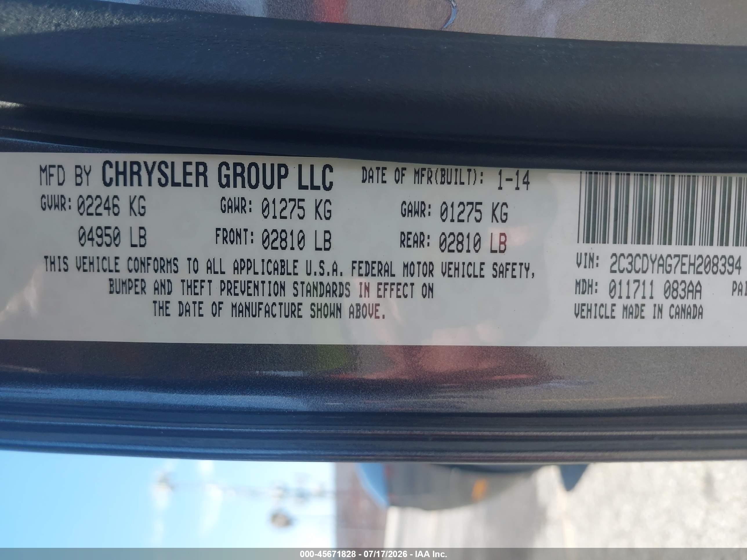 2014 Dodge Challenger Sxt Gray vin: 2C3CDYAG7EH208394