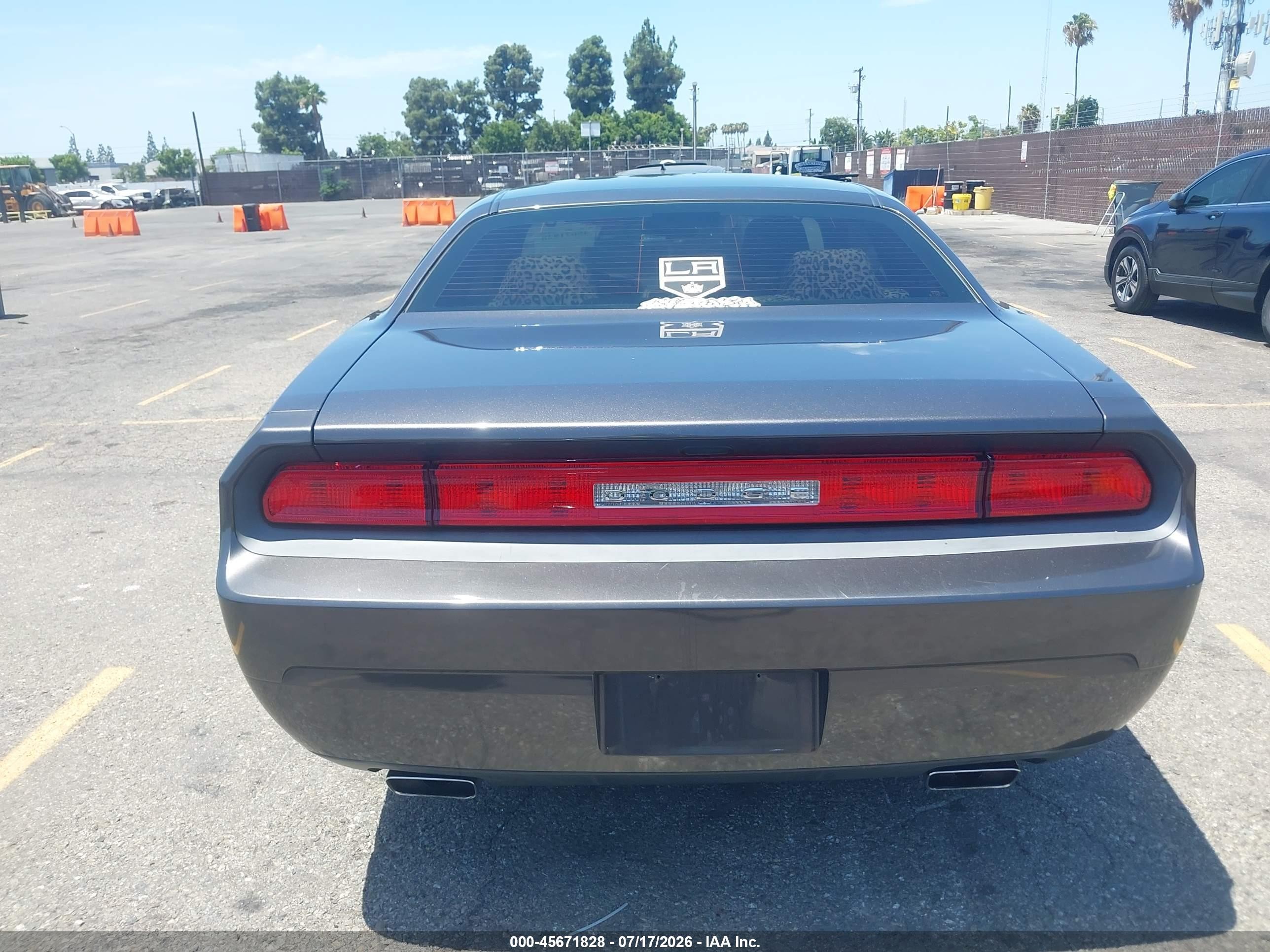 2014 Dodge Challenger Sxt Gray vin: 2C3CDYAG7EH208394