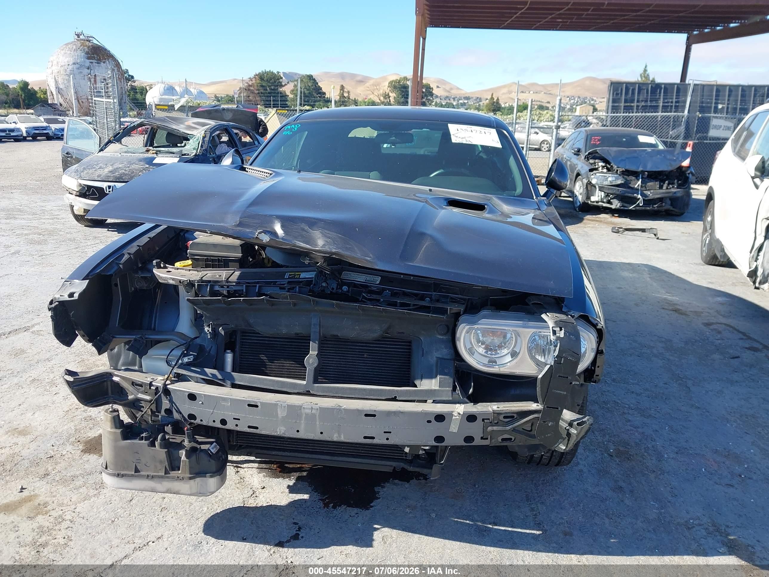 2014 Dodge Challenger Sxt Black vin: 2C3CDYAG7EH301996