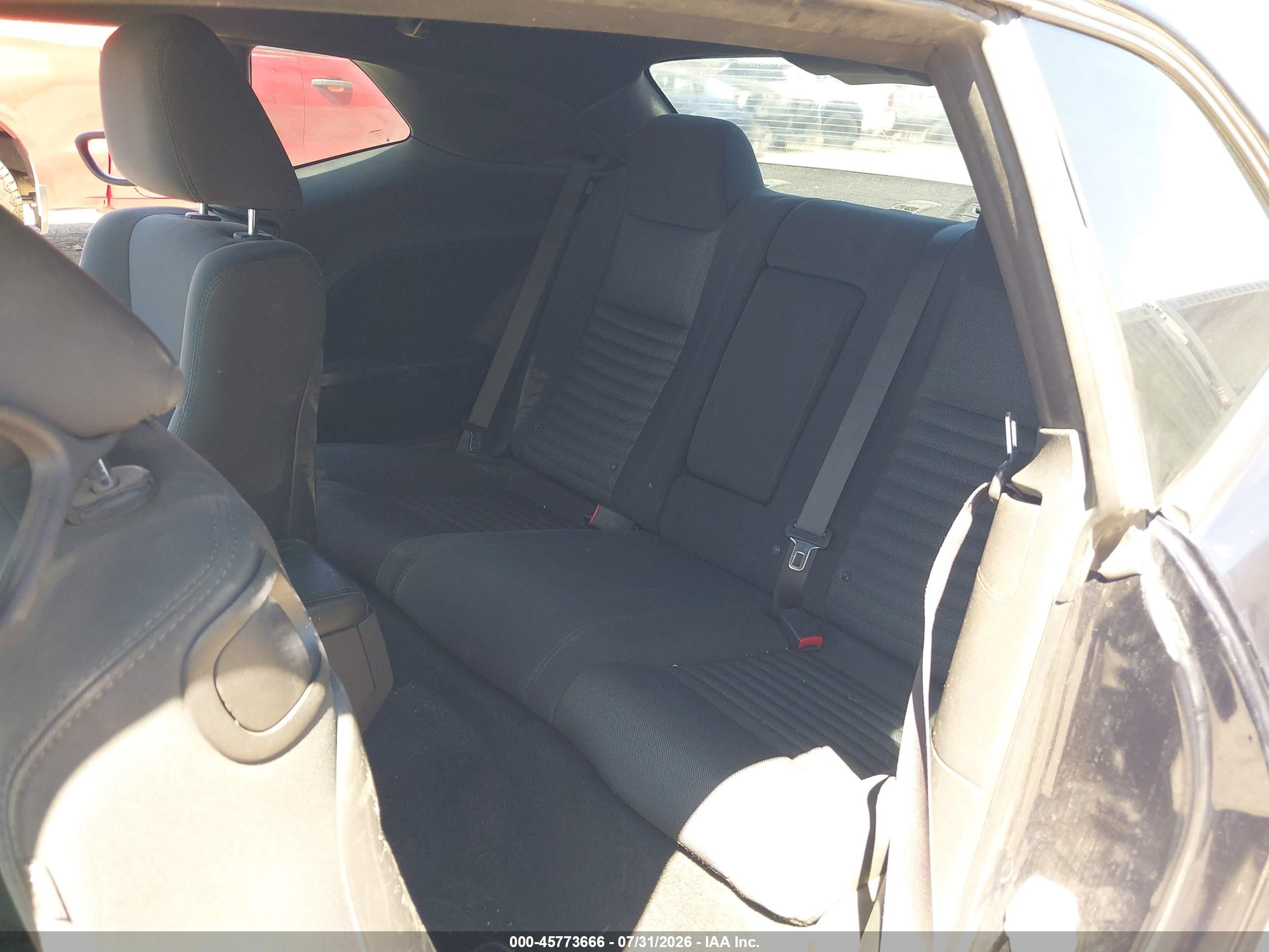 2012 Dodge Challenger Sxt Black vin: 2C3CDYAG8CH128258