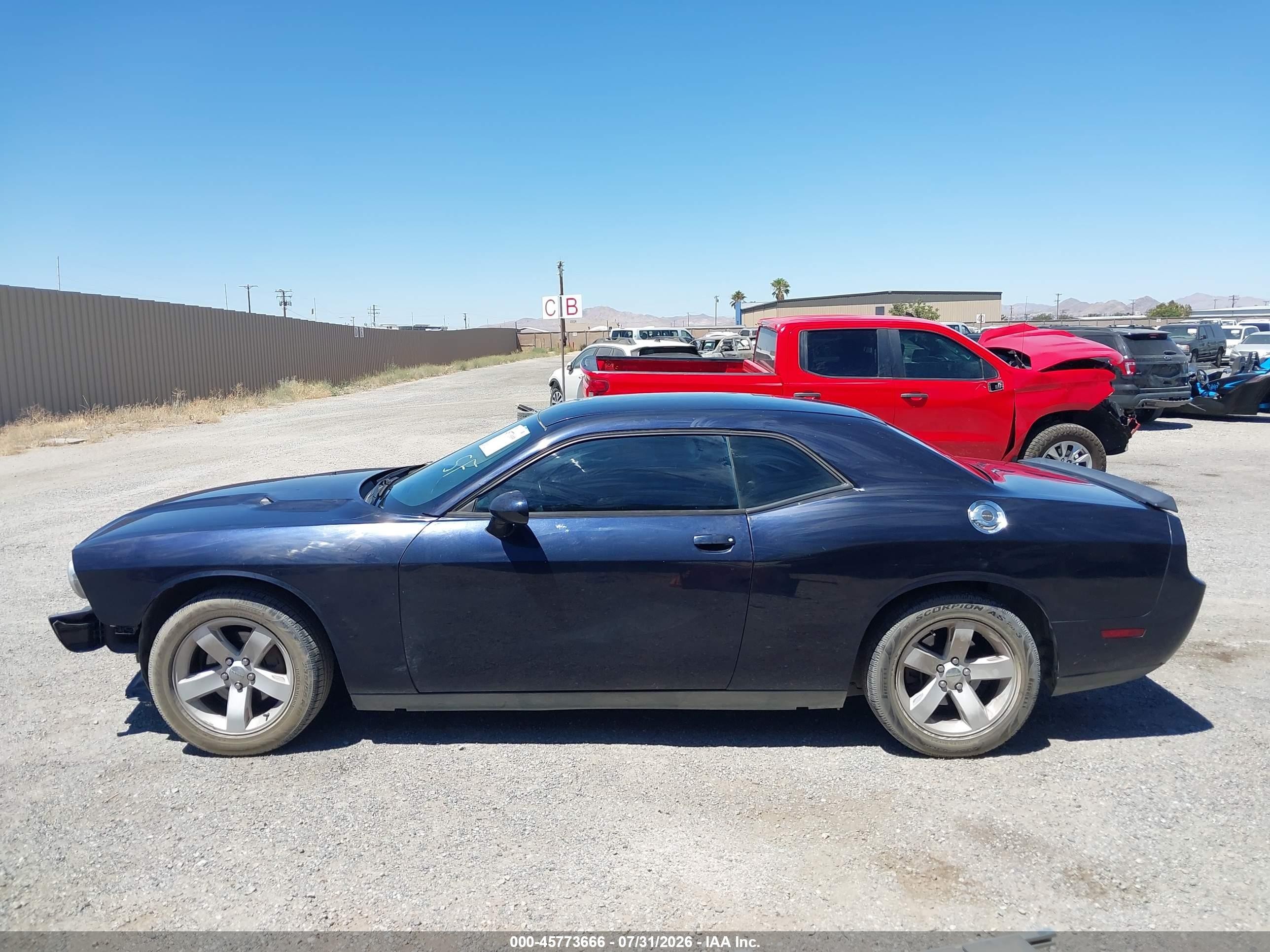 2012 Dodge Challenger Sxt Black vin: 2C3CDYAG8CH128258