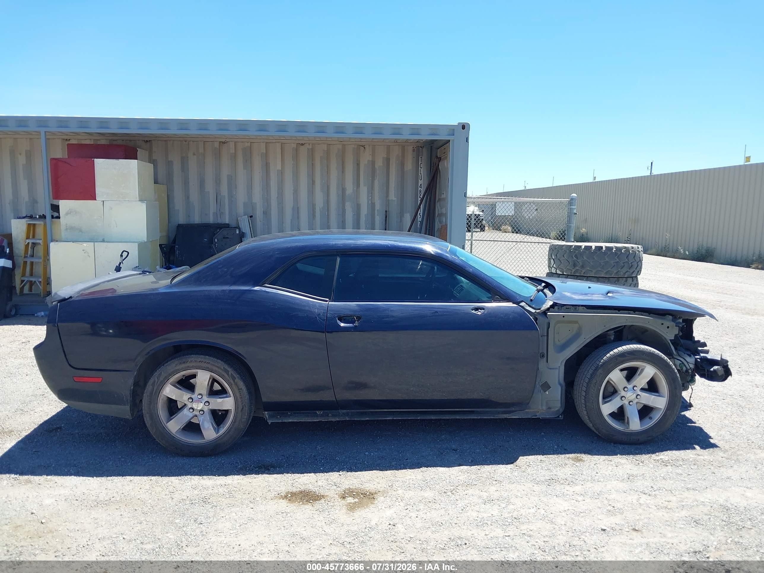 2012 Dodge Challenger Sxt Black vin: 2C3CDYAG8CH128258