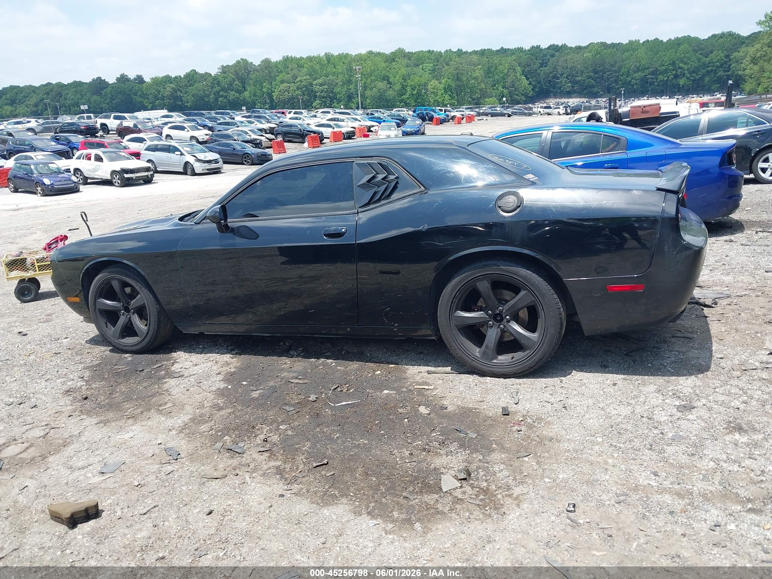 2012 Dodge Challenger Sxt Black vin: 2C3CDYAG8CH134237