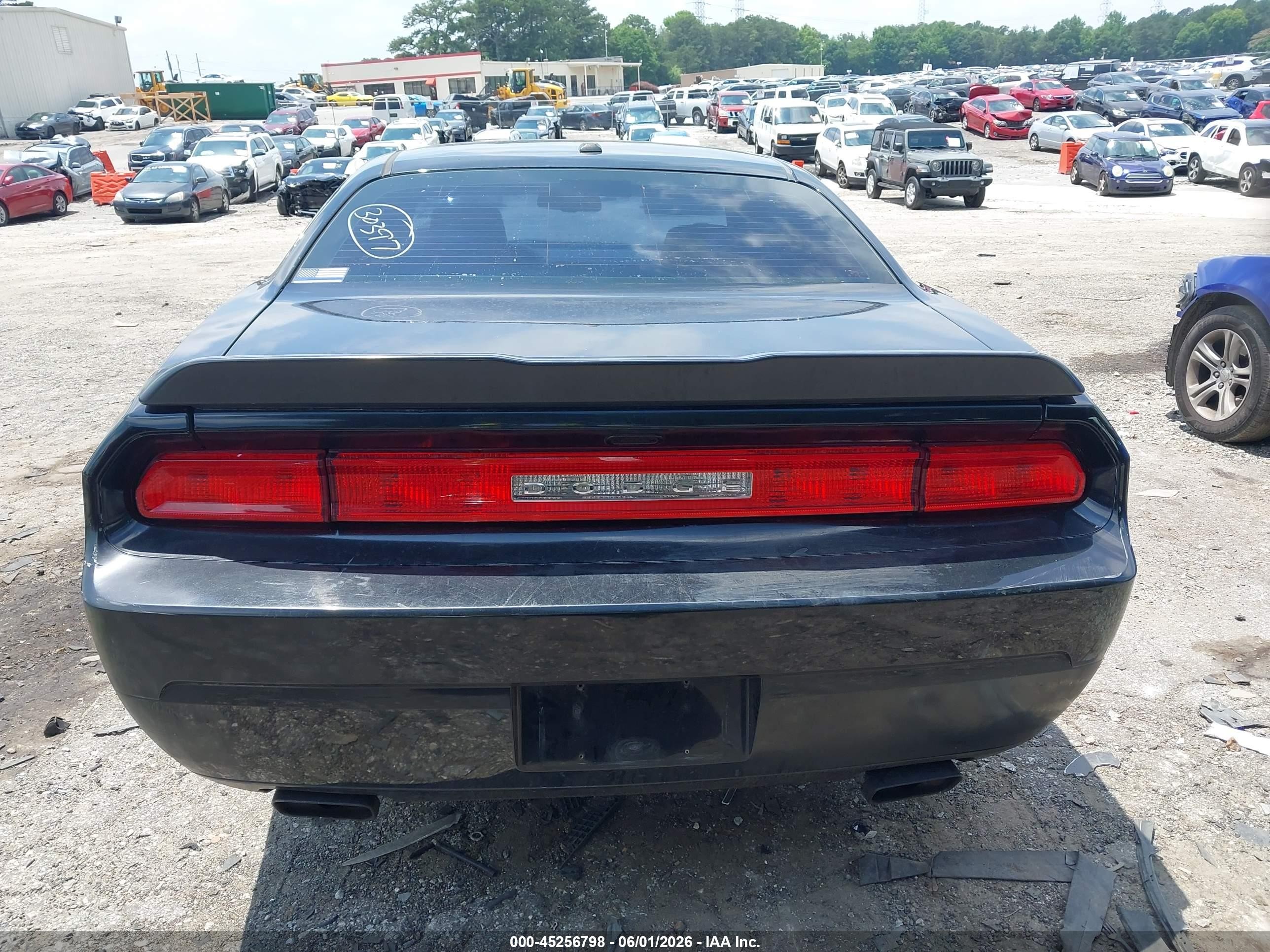 2012 Dodge Challenger Sxt Black vin: 2C3CDYAG8CH134237