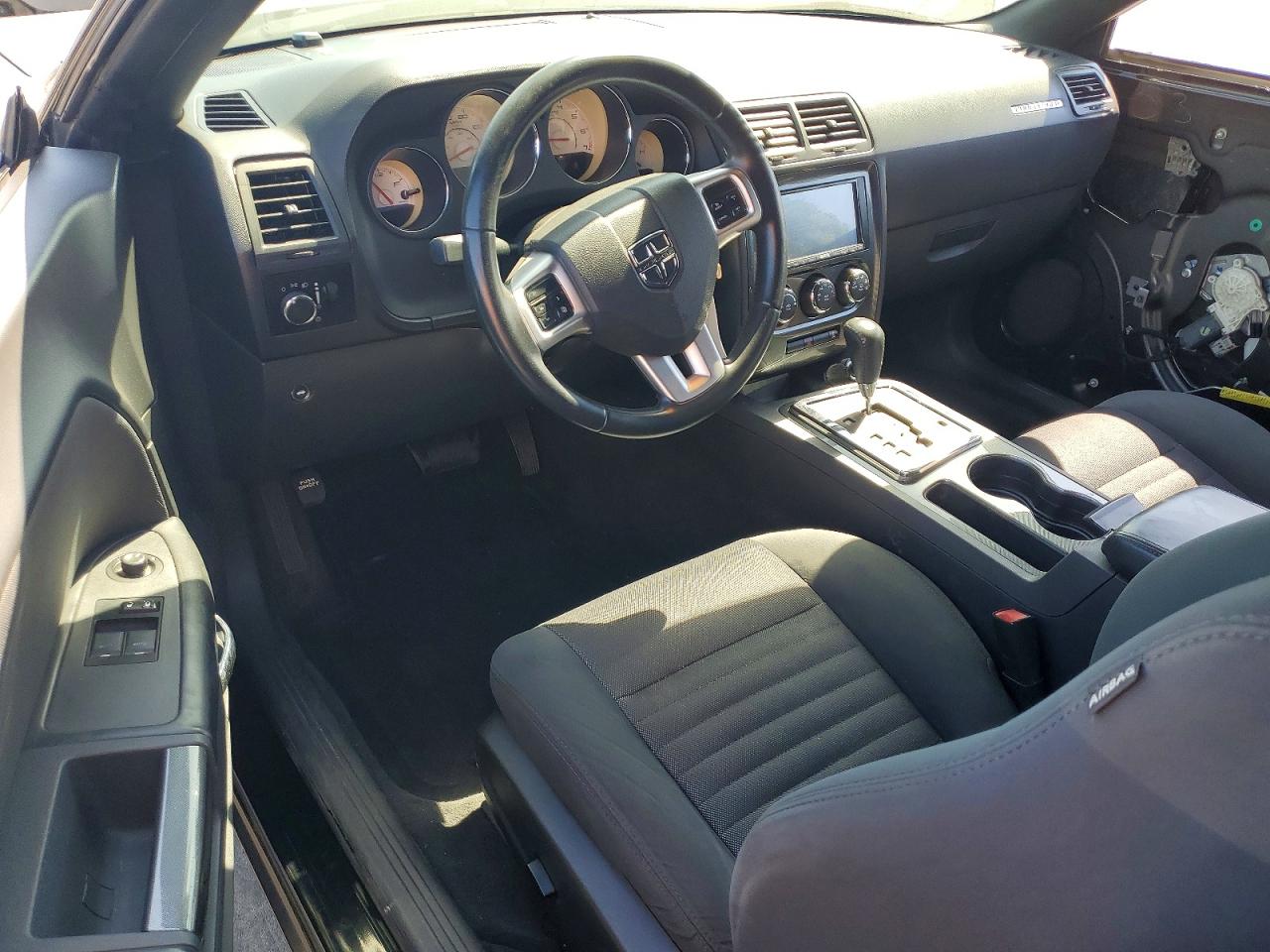 2012 Dodge Challenger Sxt Black vin: 2C3CDYAG8CH162197