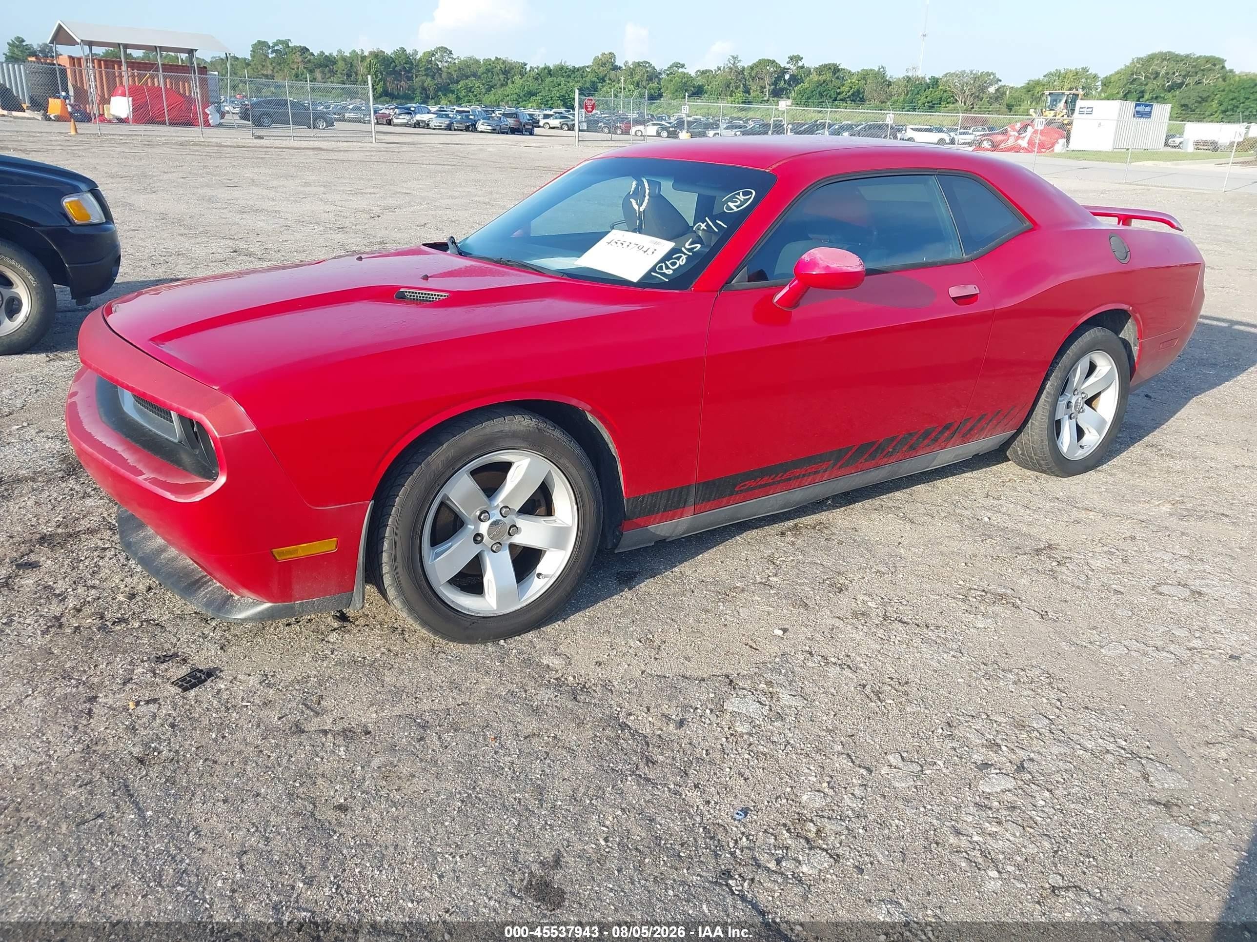 2012 Dodge Challenger Sxt Red vin: 2C3CDYAG8CH180215