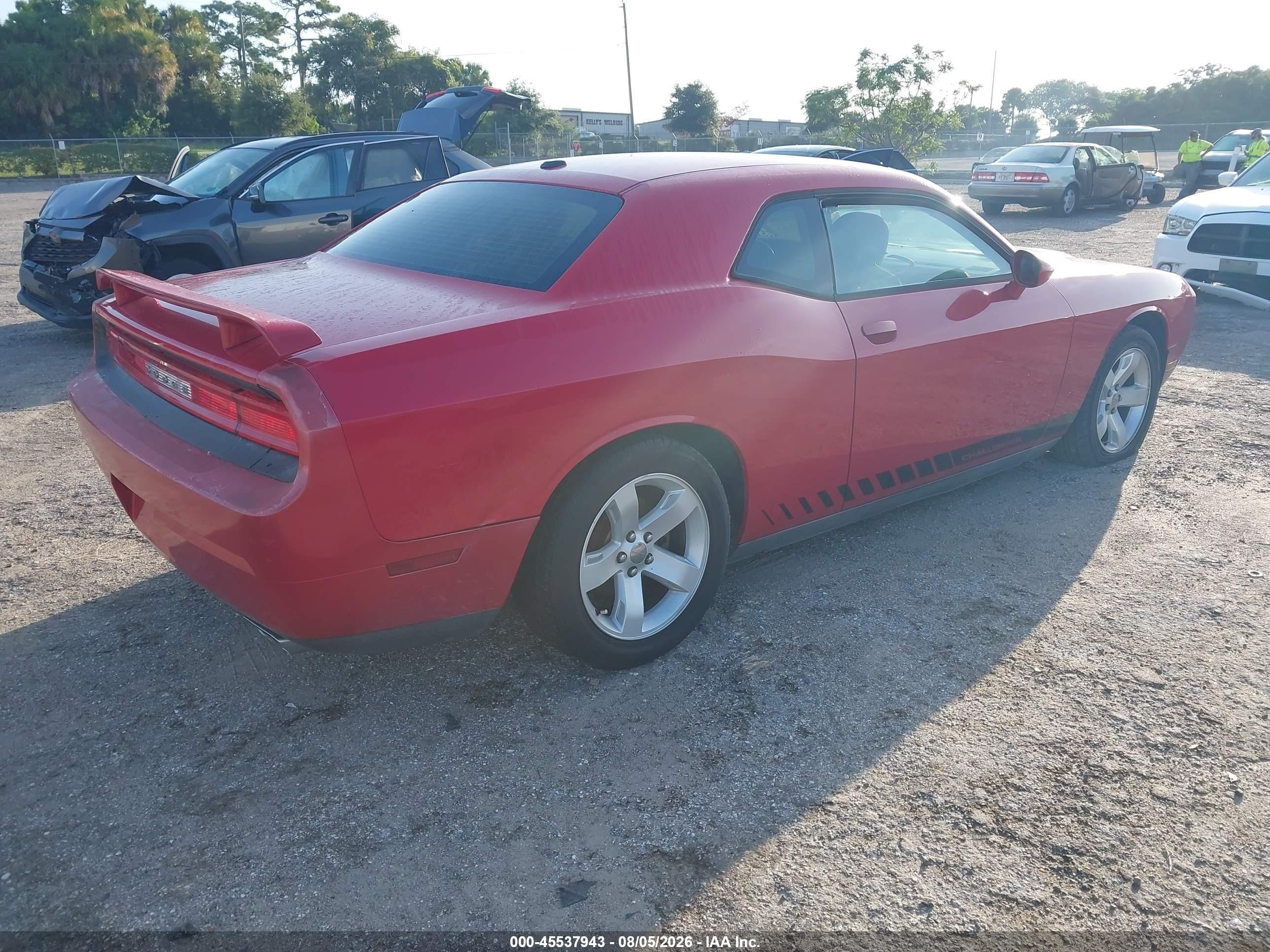 2012 Dodge Challenger Sxt Red vin: 2C3CDYAG8CH180215