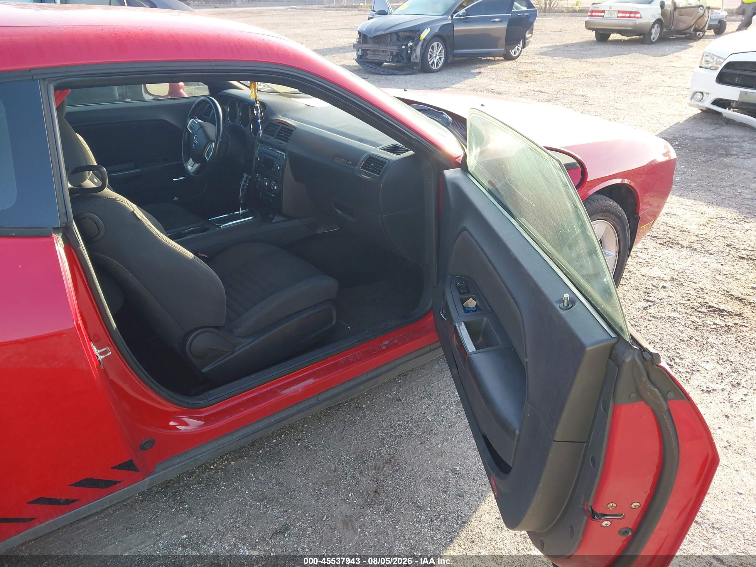 2012 Dodge Challenger Sxt Red vin: 2C3CDYAG8CH180215