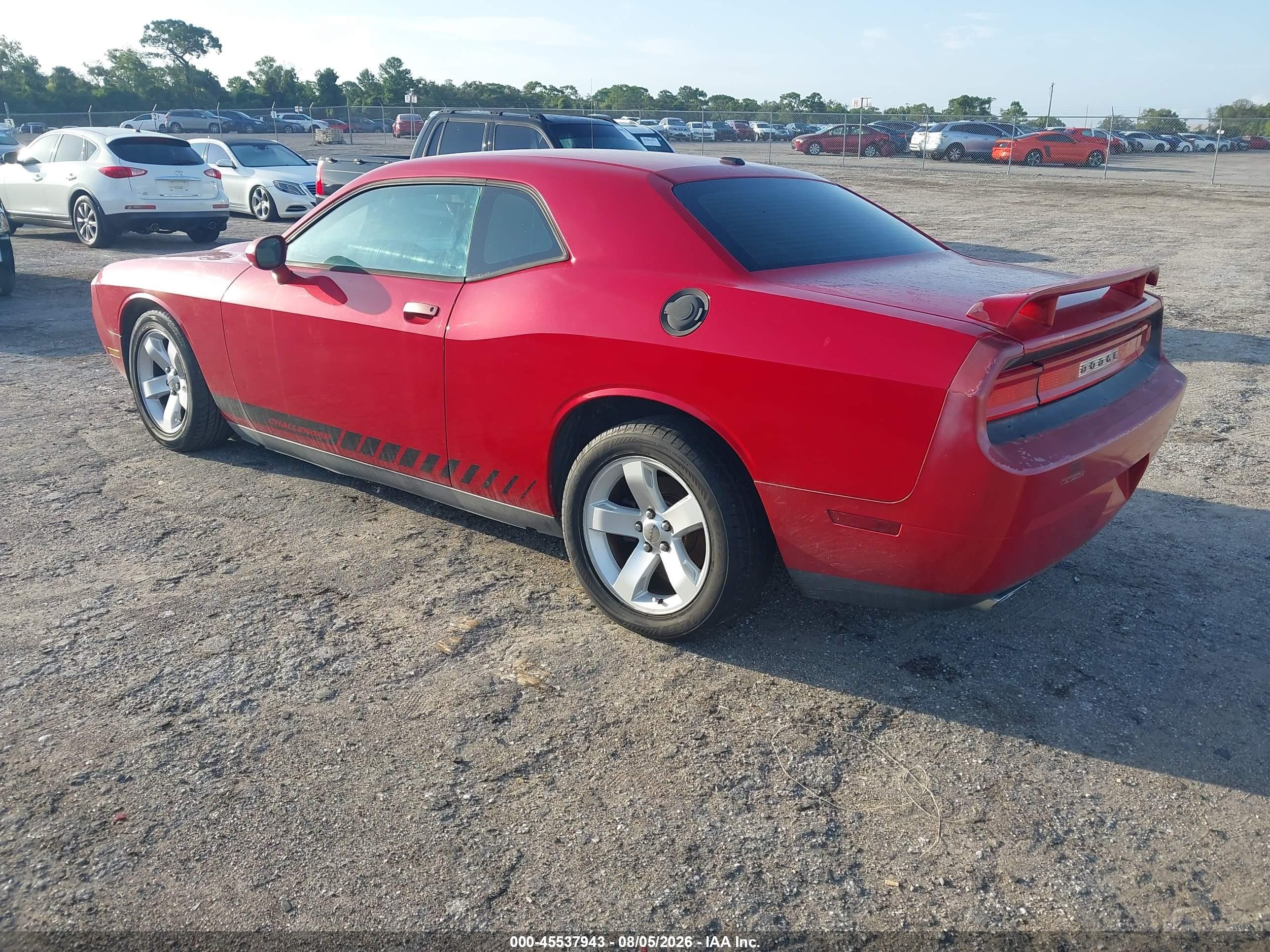 2012 Dodge Challenger Sxt Red vin: 2C3CDYAG8CH180215