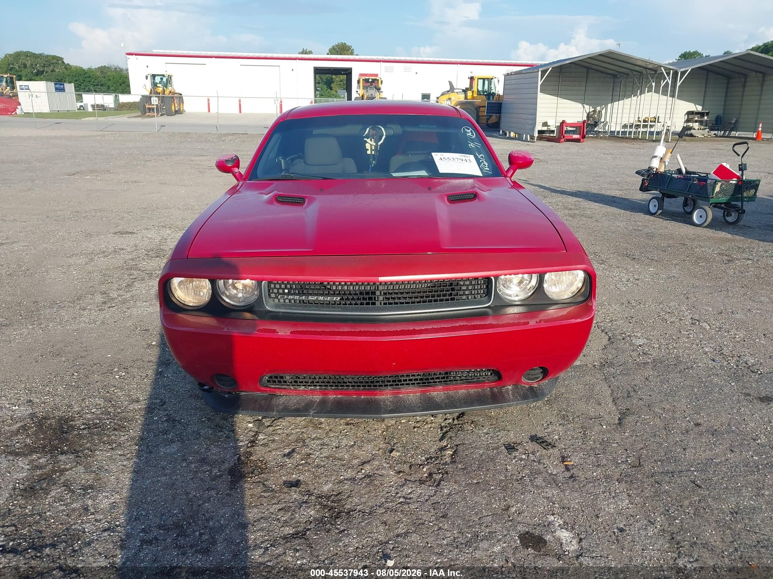 2012 Dodge Challenger Sxt Red vin: 2C3CDYAG8CH180215