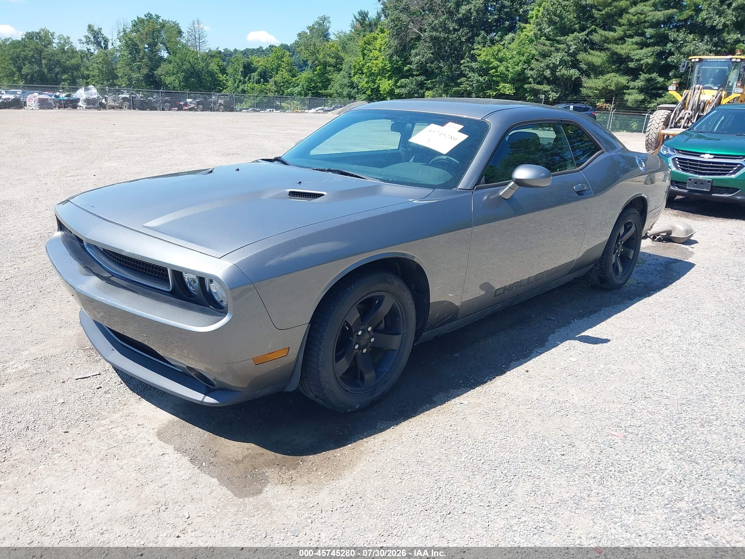 2012 Dodge Challenger Sxt Silver vin: 2C3CDYAG8CH258007