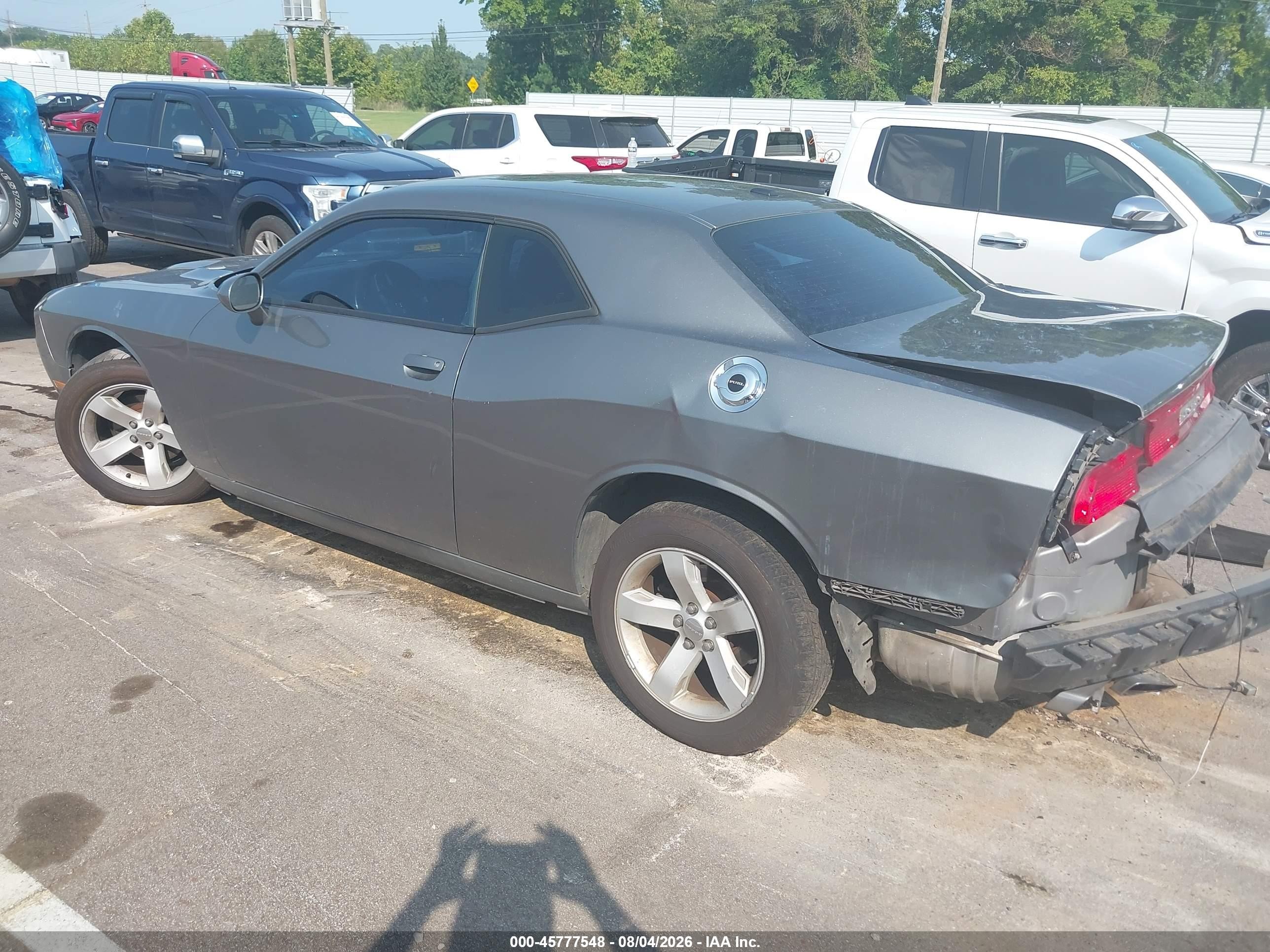 2012 Dodge Challenger Sxt Gray vin: 2C3CDYAG8CH262204