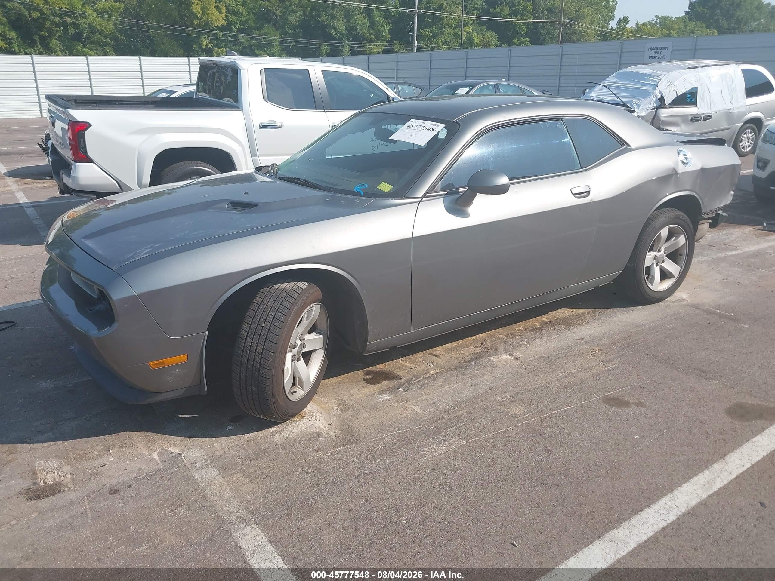 2012 Dodge Challenger Sxt Gray vin: 2C3CDYAG8CH262204