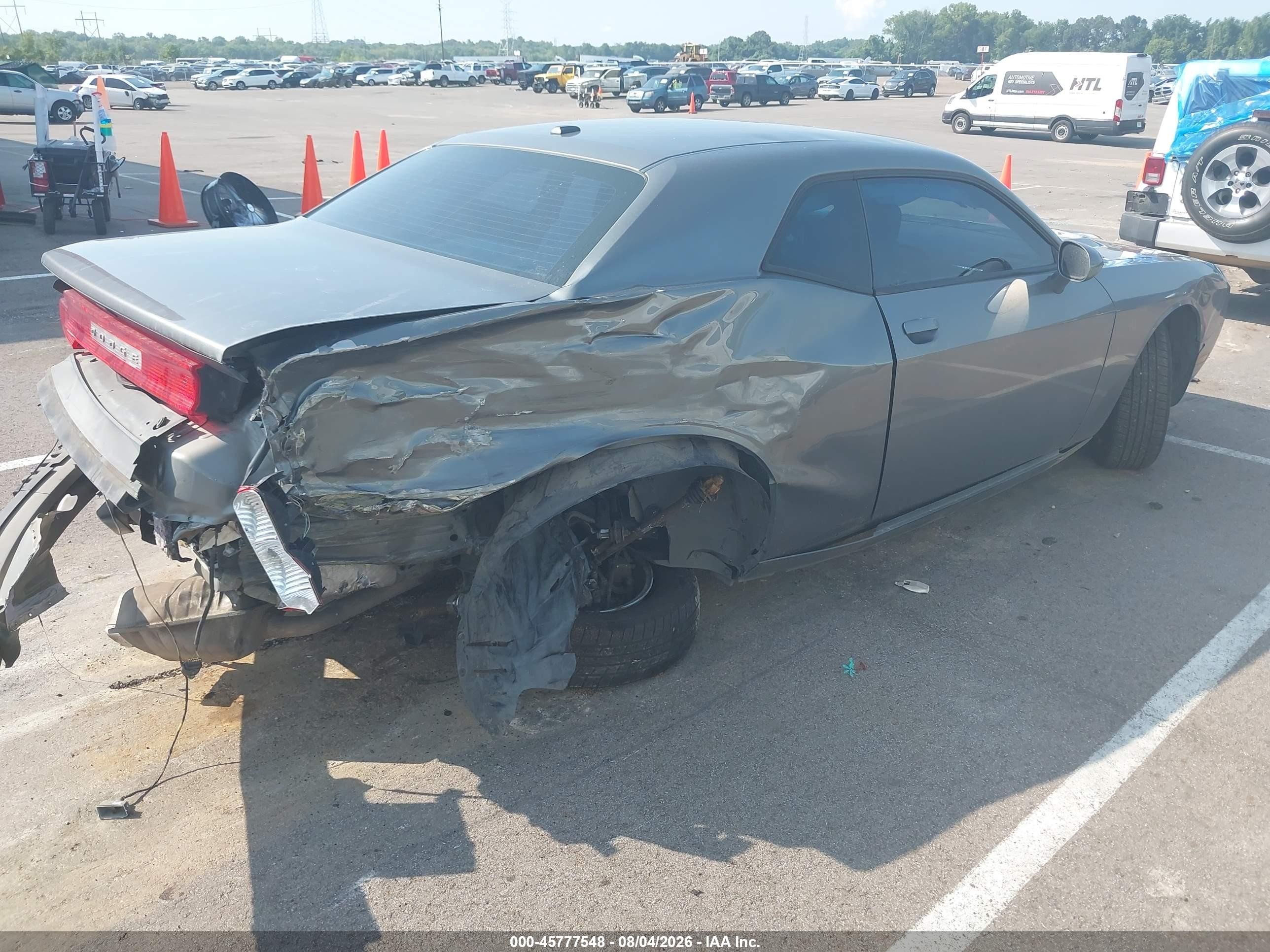 2012 Dodge Challenger Sxt Gray vin: 2C3CDYAG8CH262204