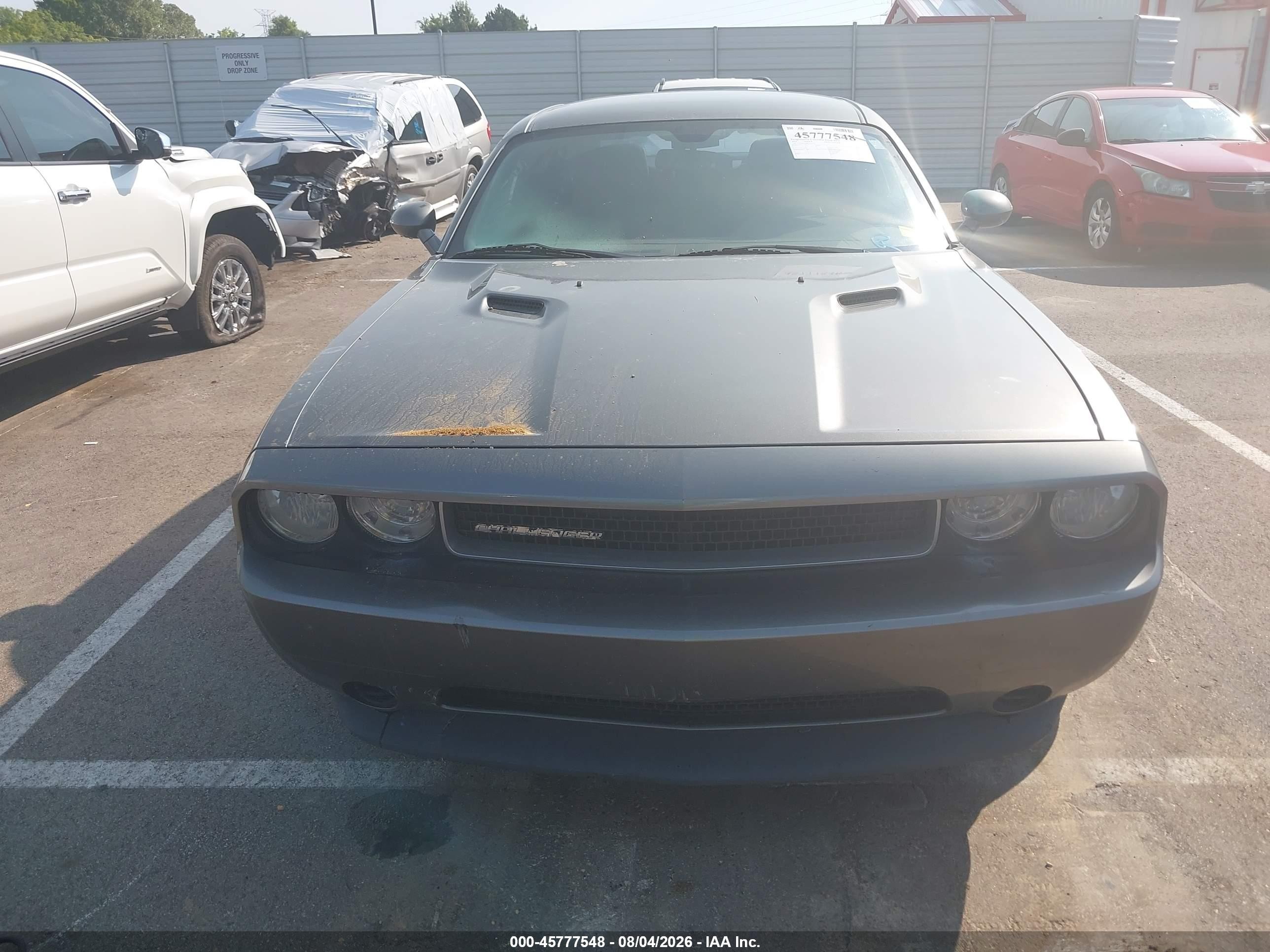 2012 Dodge Challenger Sxt Gray vin: 2C3CDYAG8CH262204