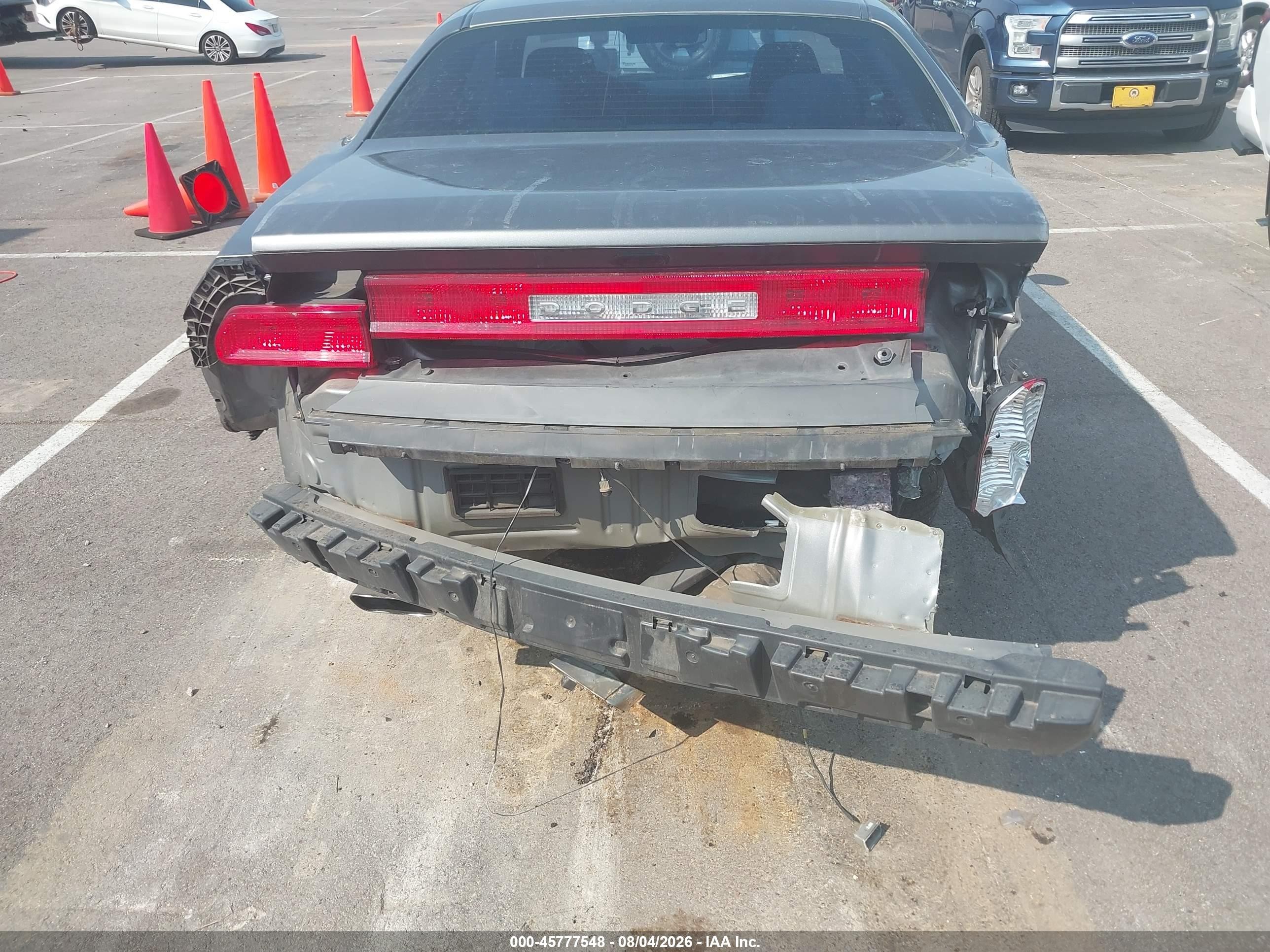 2012 Dodge Challenger Sxt Gray vin: 2C3CDYAG8CH262204