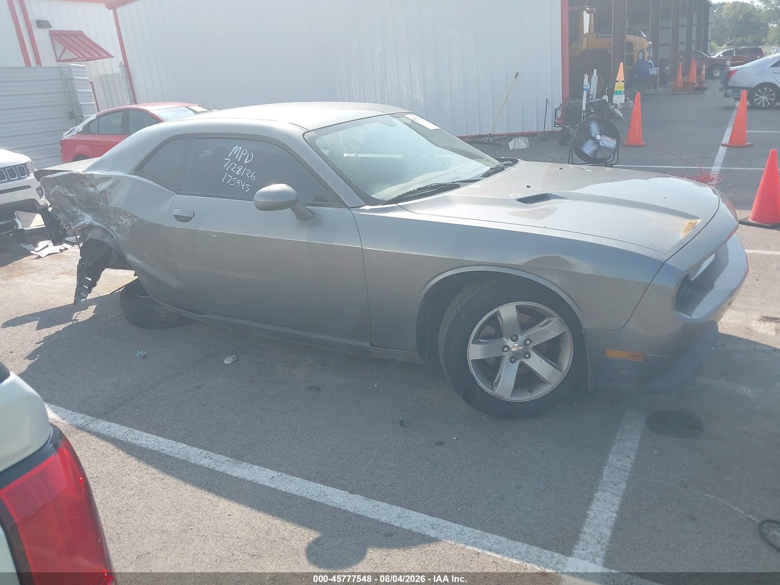 2012 Dodge Challenger Sxt Gray vin: 2C3CDYAG8CH262204