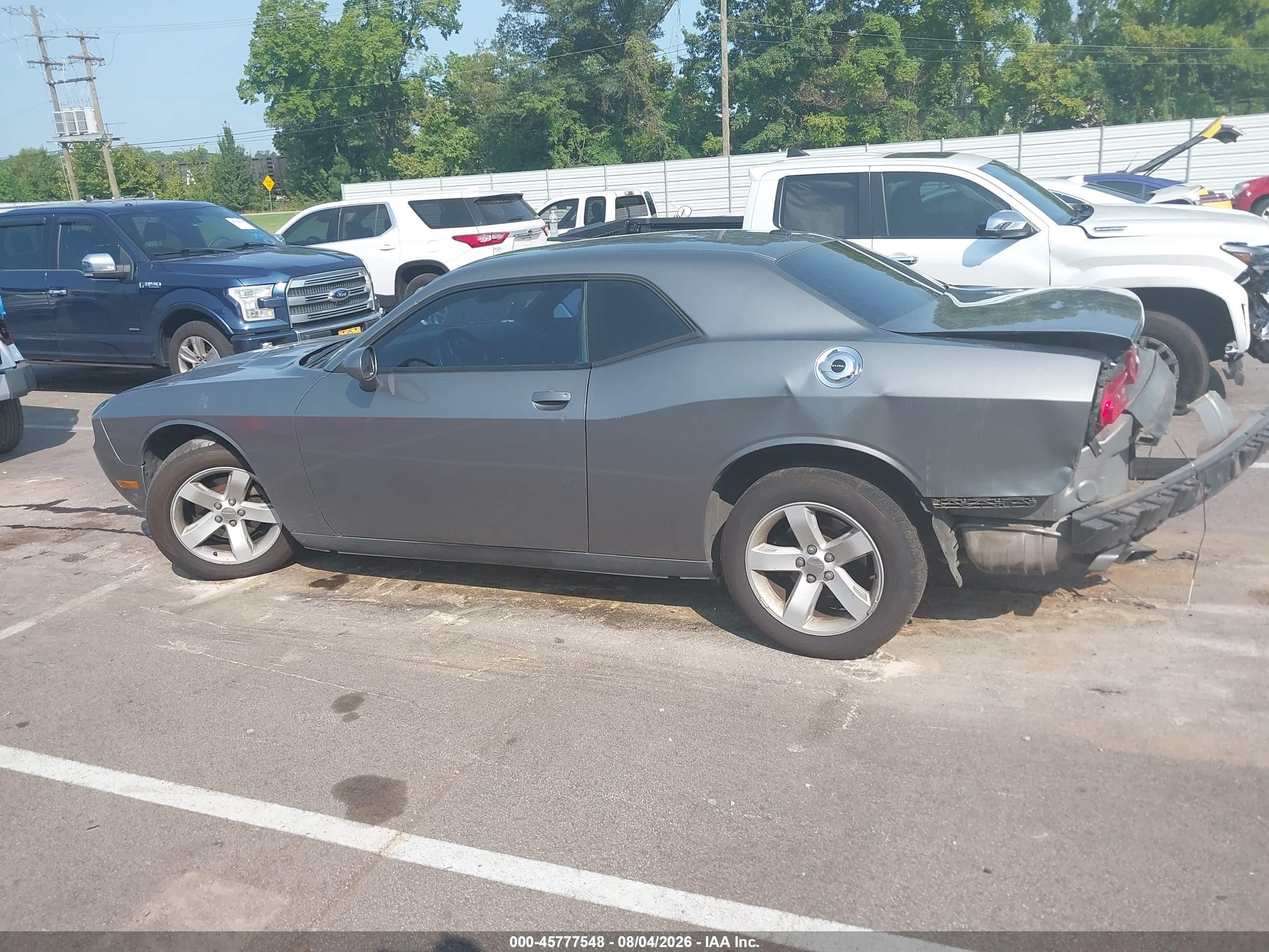 2012 Dodge Challenger Sxt Gray vin: 2C3CDYAG8CH262204