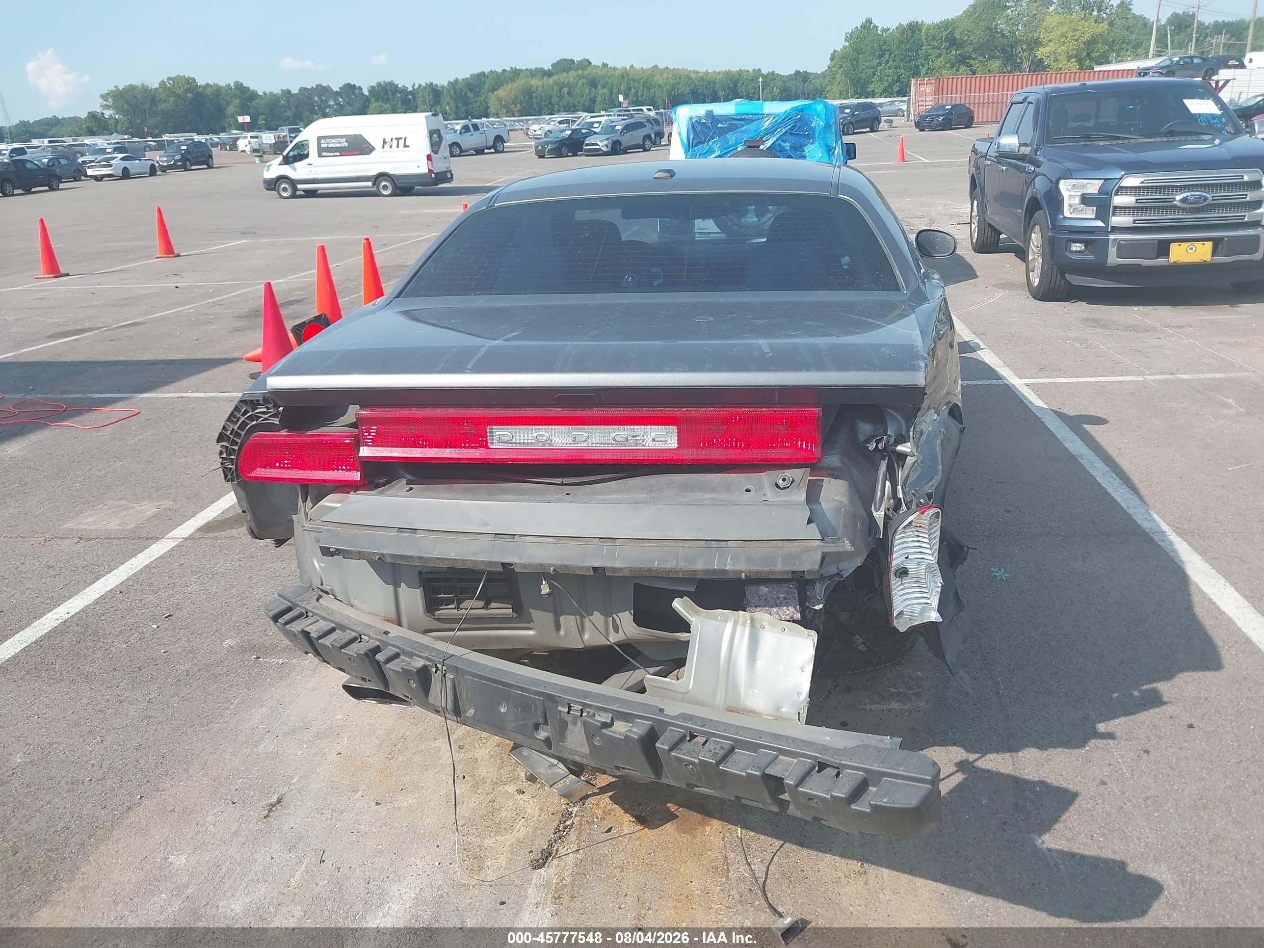 2012 Dodge Challenger Sxt Gray vin: 2C3CDYAG8CH262204