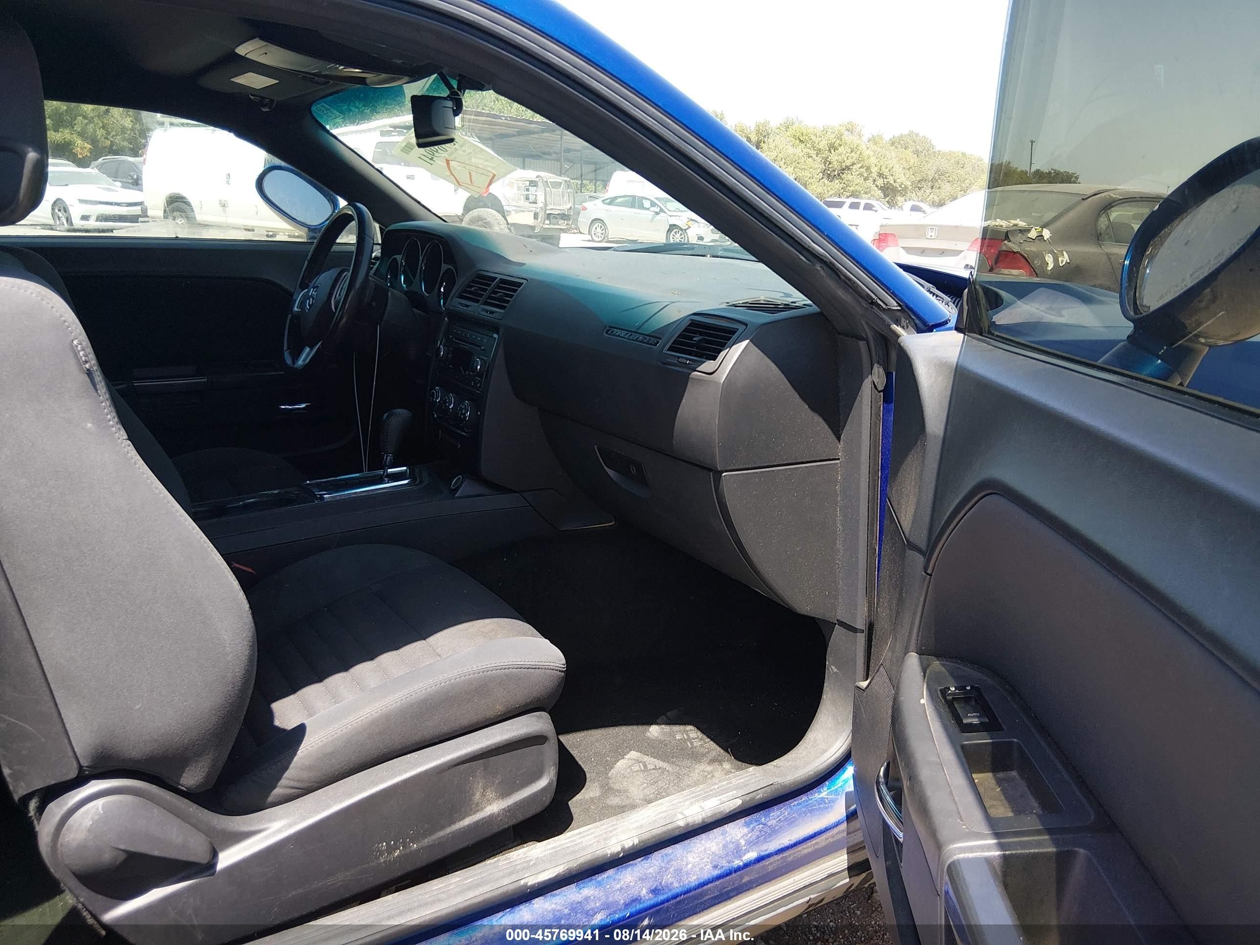 2012 Dodge Challenger Sxt Blue vin: 2C3CDYAG8CH280914