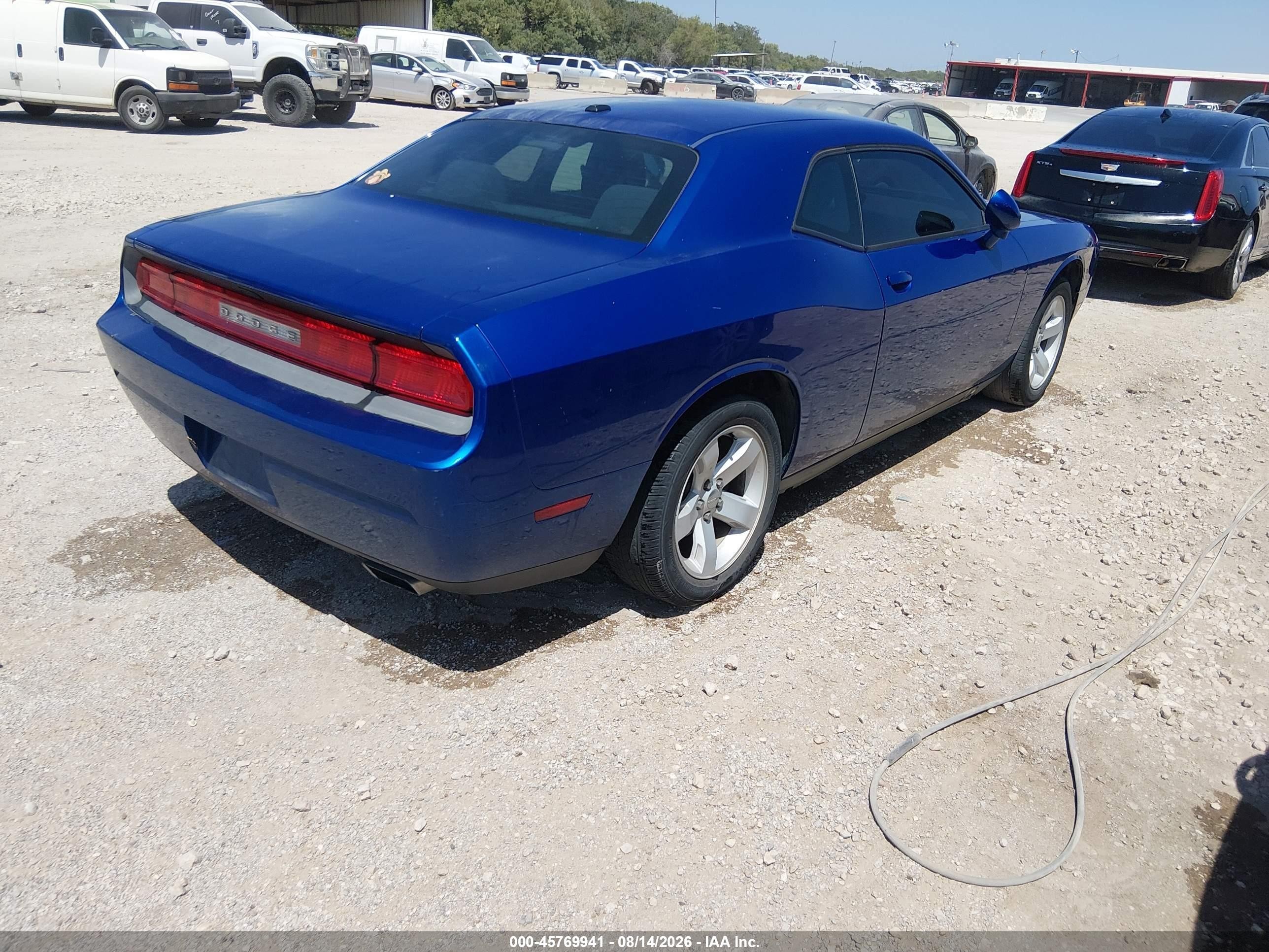 2012 Dodge Challenger Sxt Blue vin: 2C3CDYAG8CH280914