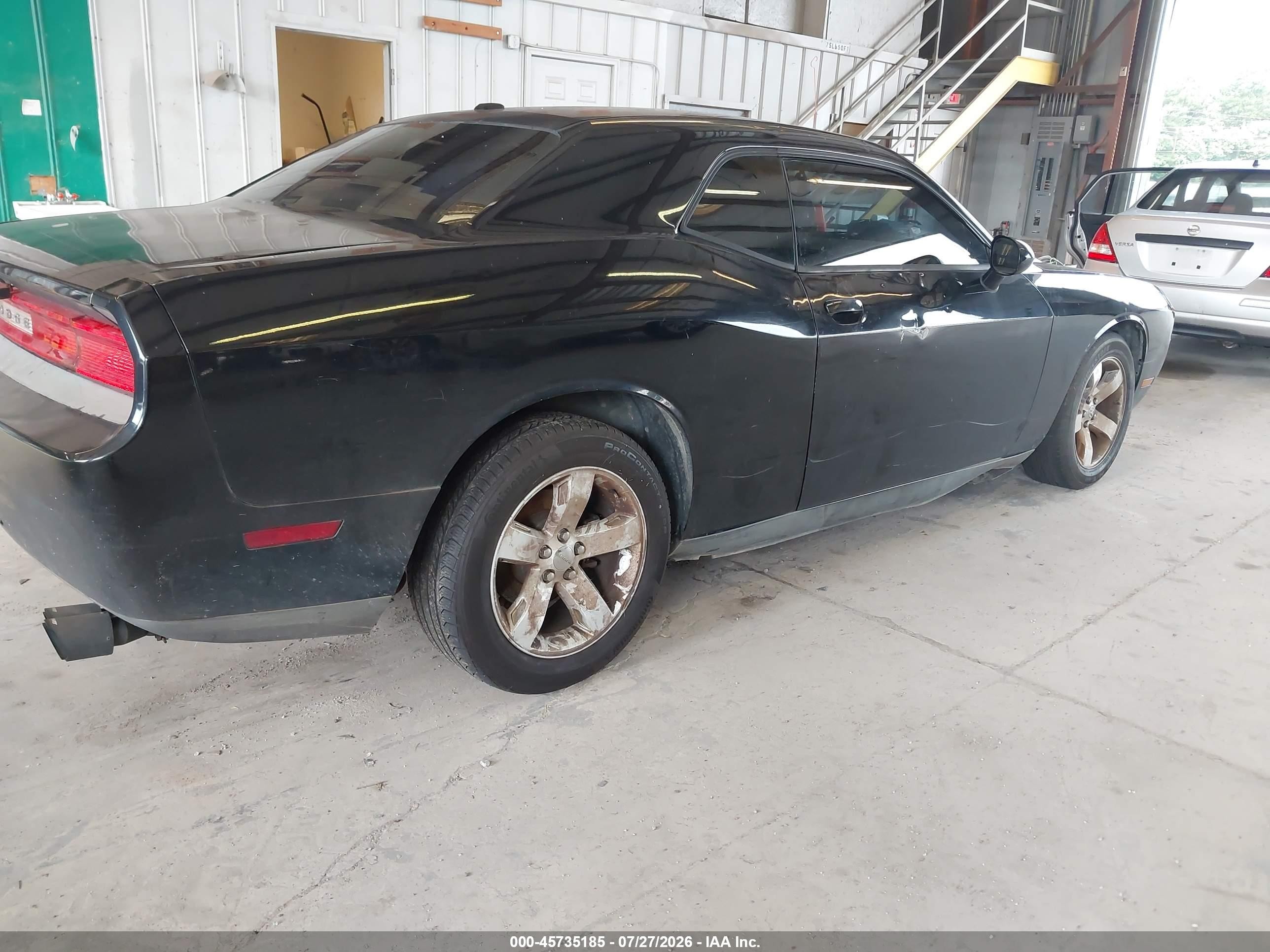 2012 Dodge Challenger Sxt Black vin: 2C3CDYAG8CH291668
