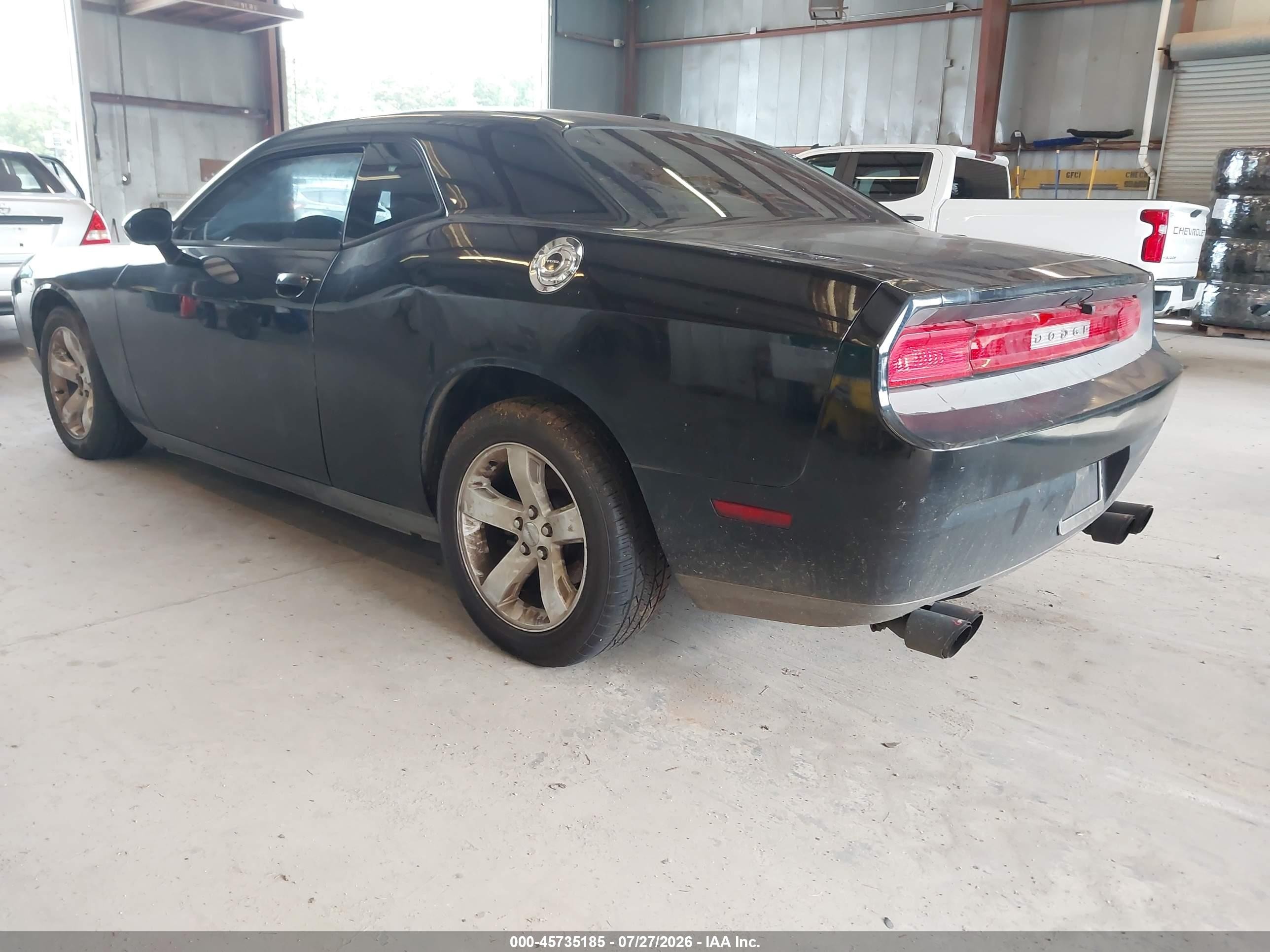 2012 Dodge Challenger Sxt Black vin: 2C3CDYAG8CH291668
