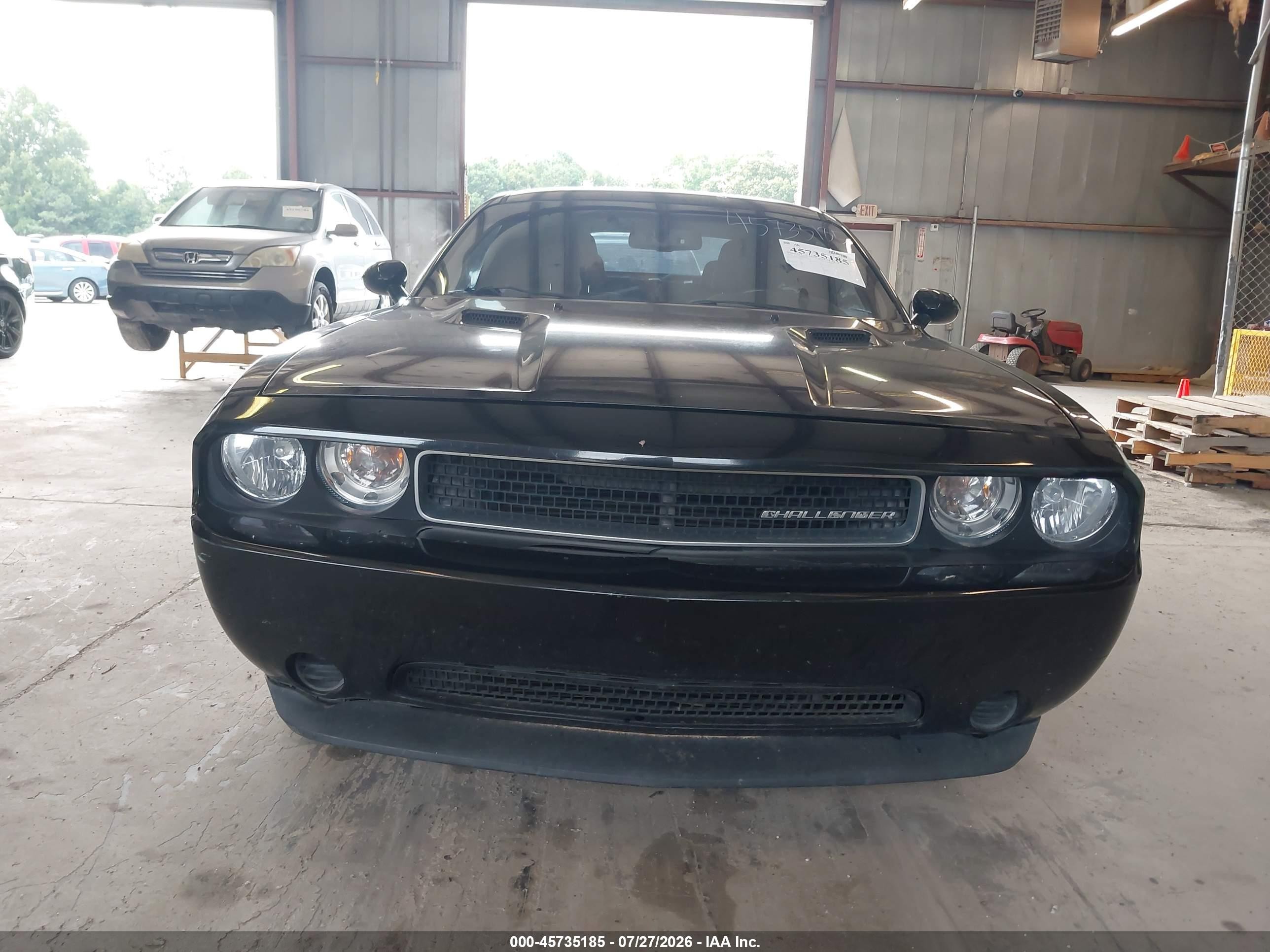 2012 Dodge Challenger Sxt Black vin: 2C3CDYAG8CH291668