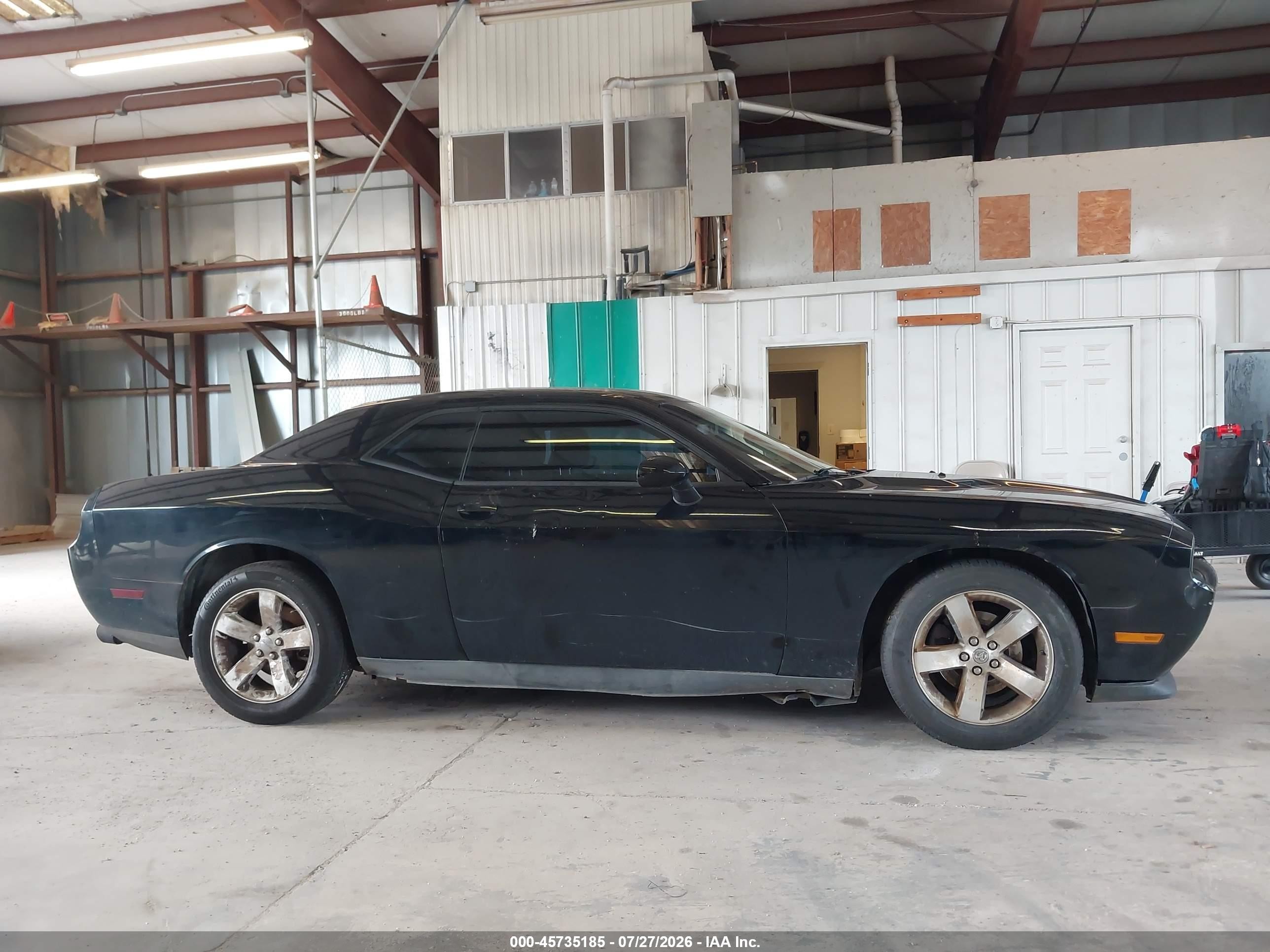 2012 Dodge Challenger Sxt Black vin: 2C3CDYAG8CH291668