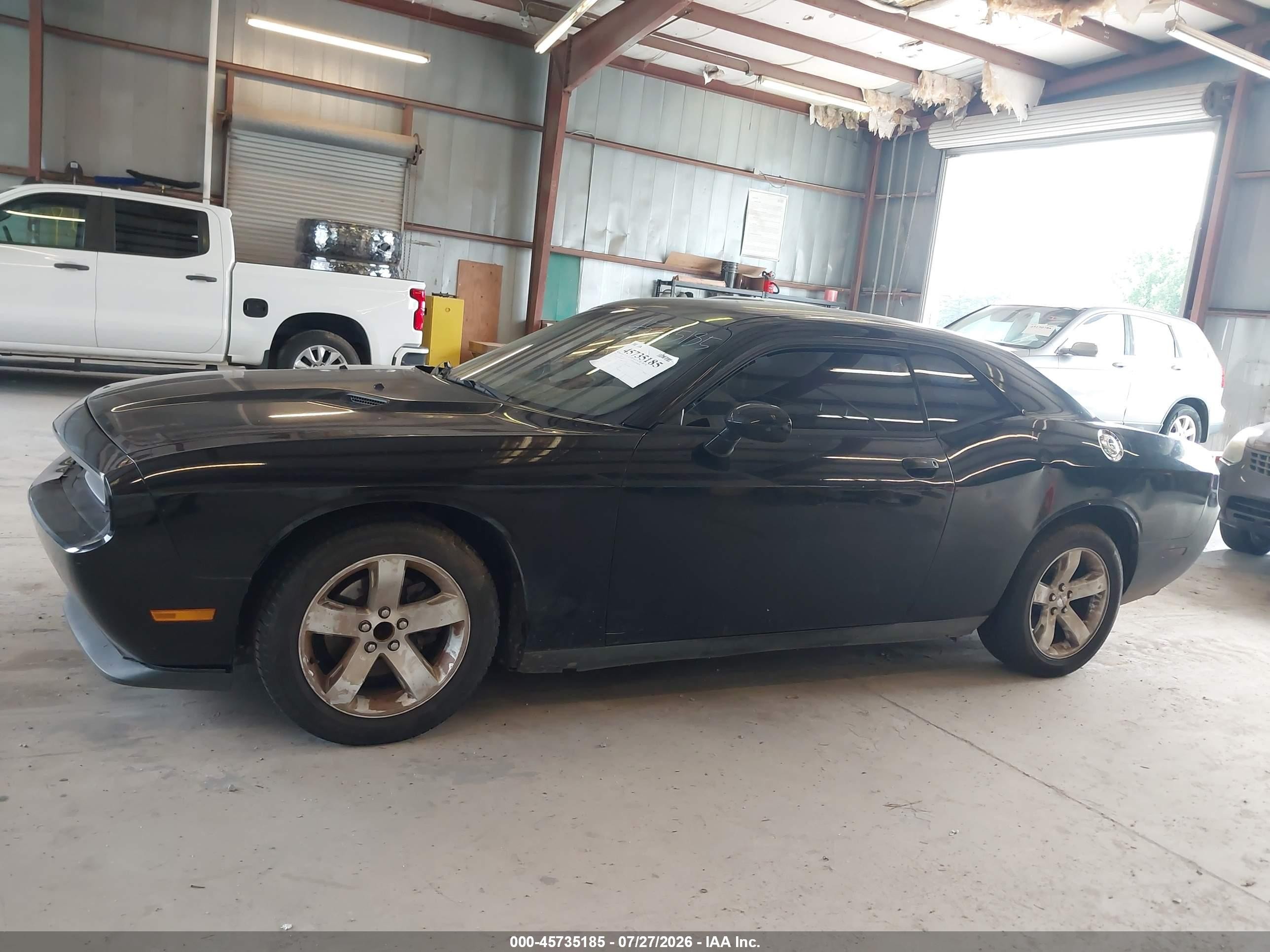 2012 Dodge Challenger Sxt Black vin: 2C3CDYAG8CH291668