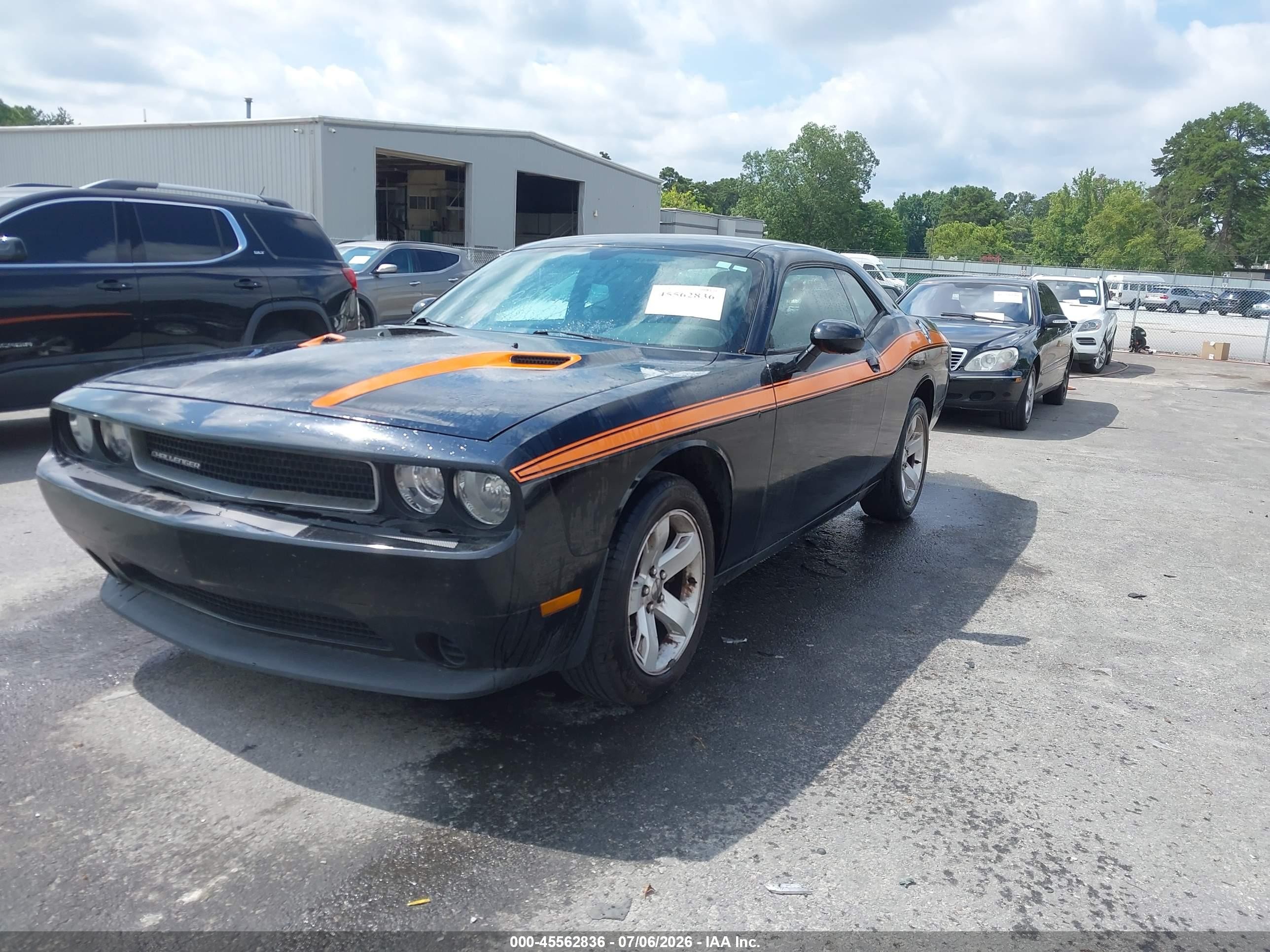 2013 Dodge Challenger Sxt Black vin: 2C3CDYAG8DH510789