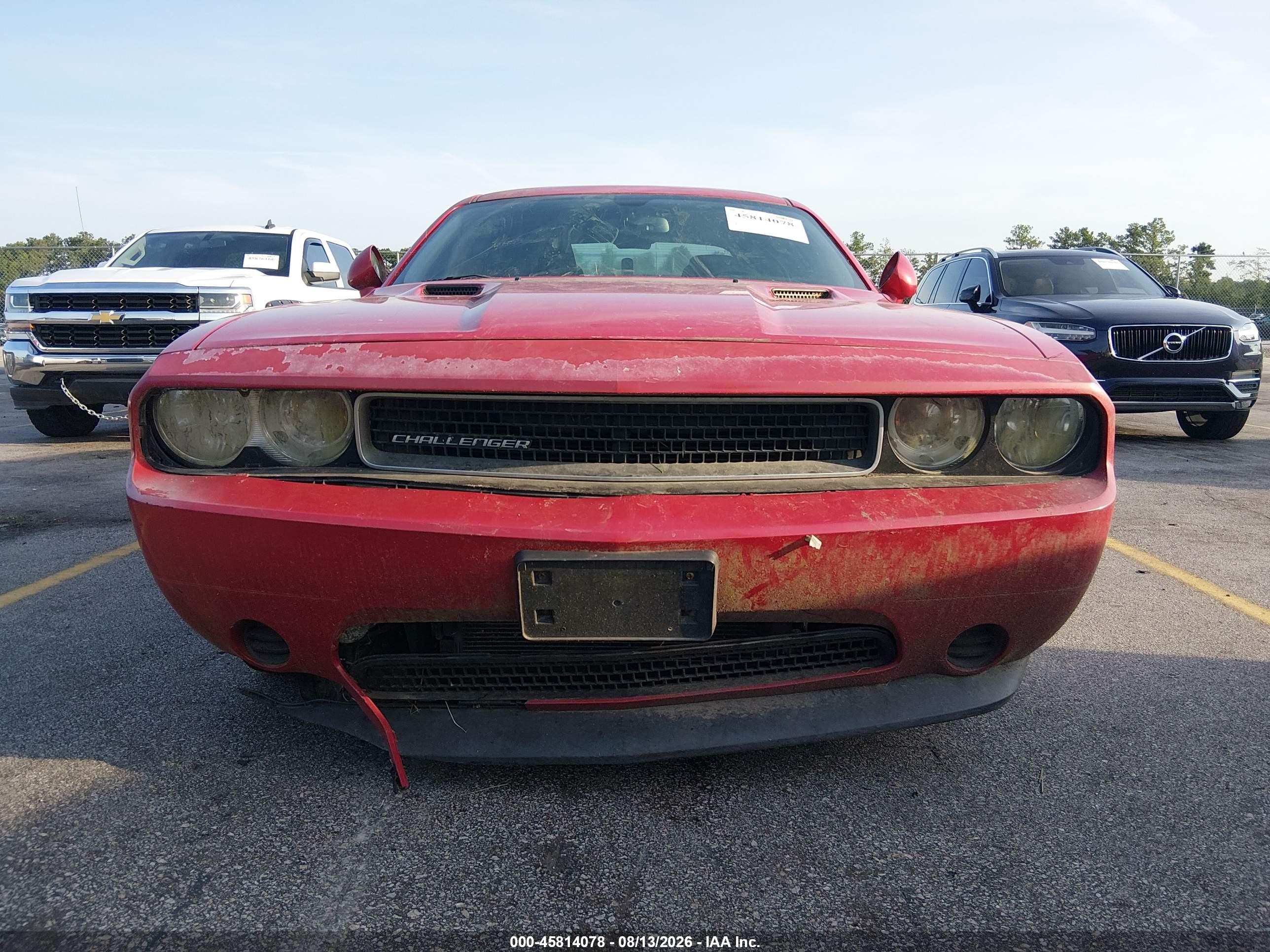 2013 Dodge Challenger Sxt Красный vin: 2C3CDYAG8DH549009