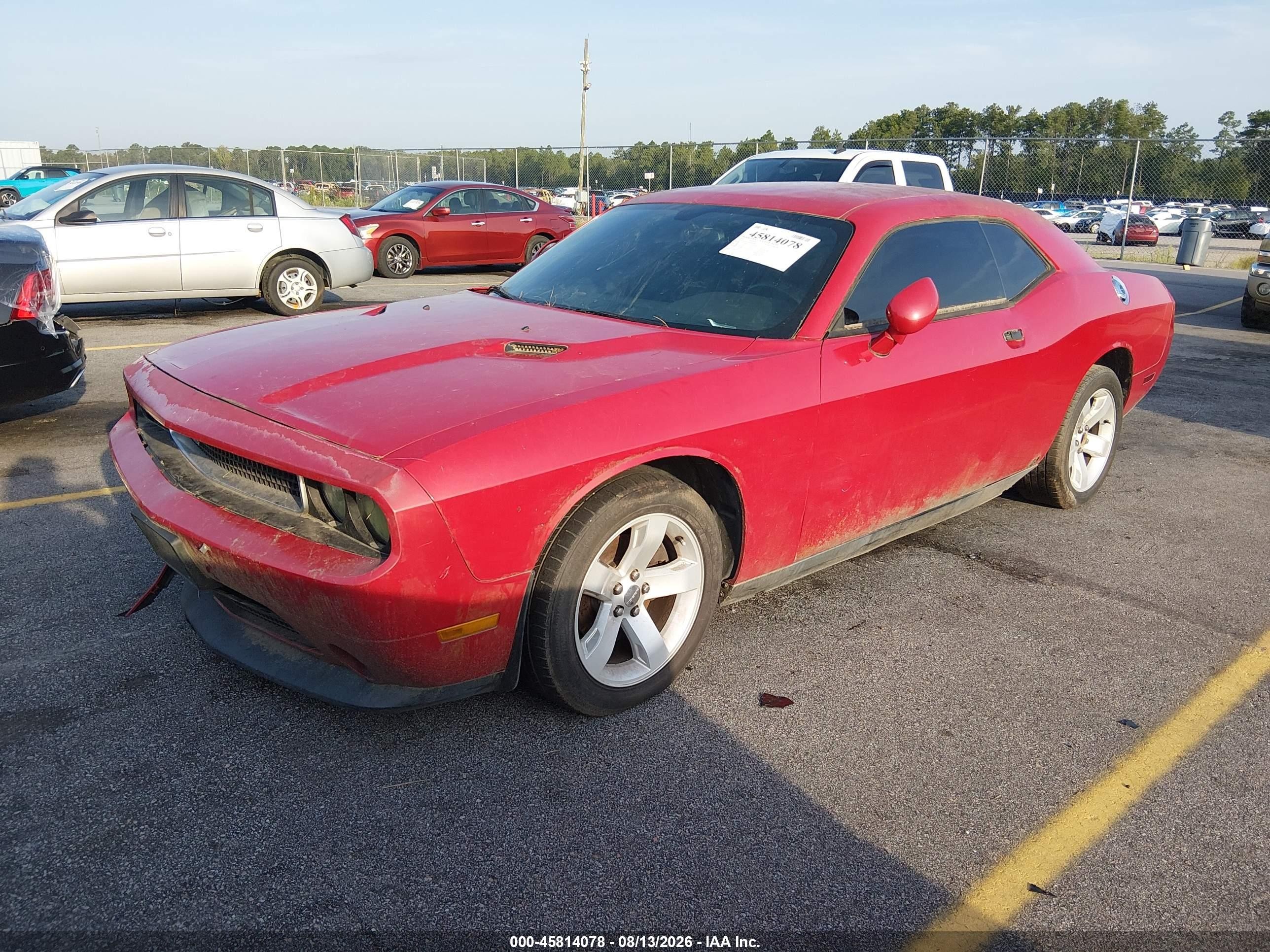 2013 Dodge Challenger Sxt Красный vin: 2C3CDYAG8DH549009