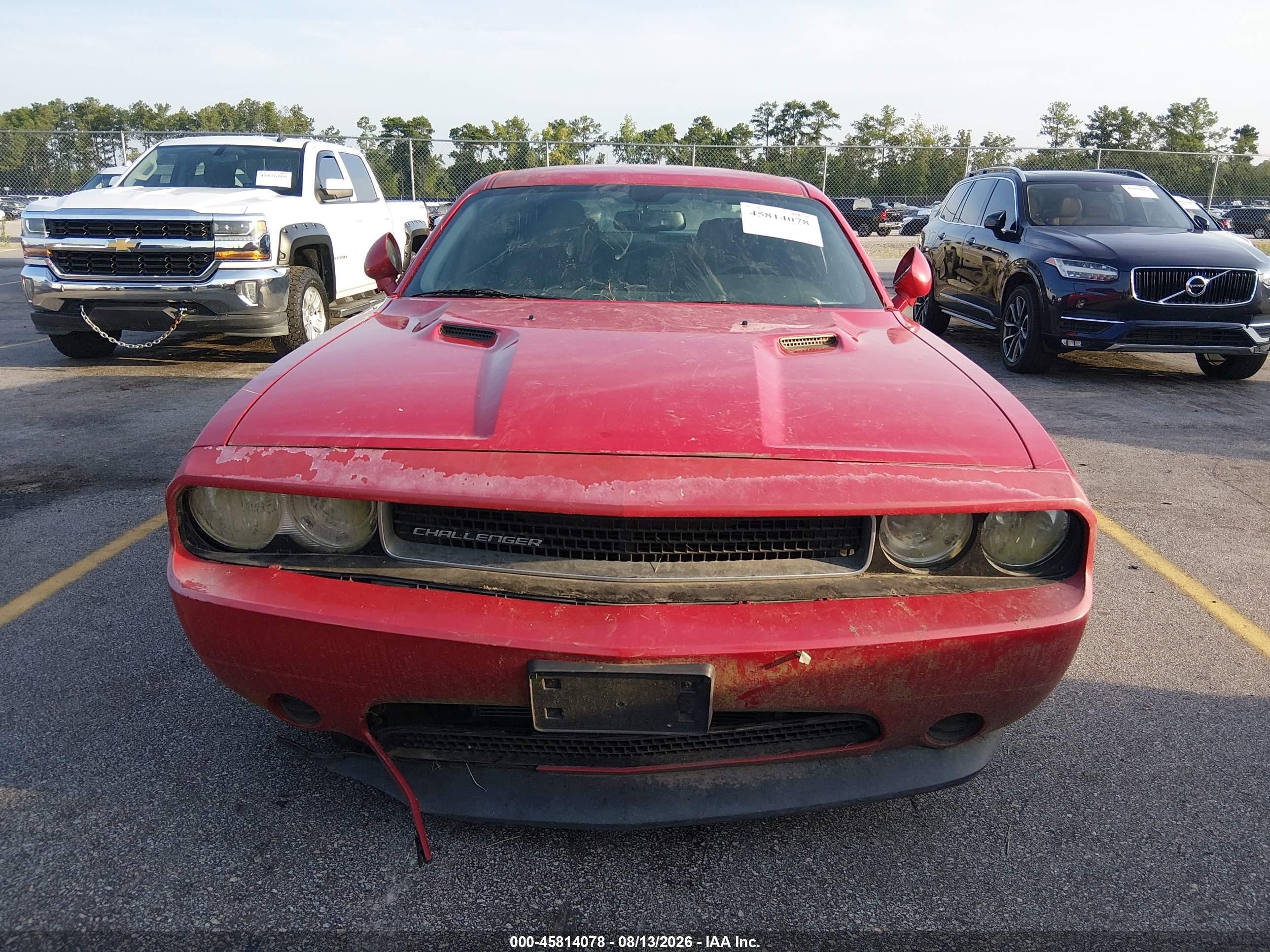 2013 Dodge Challenger Sxt Красный vin: 2C3CDYAG8DH549009