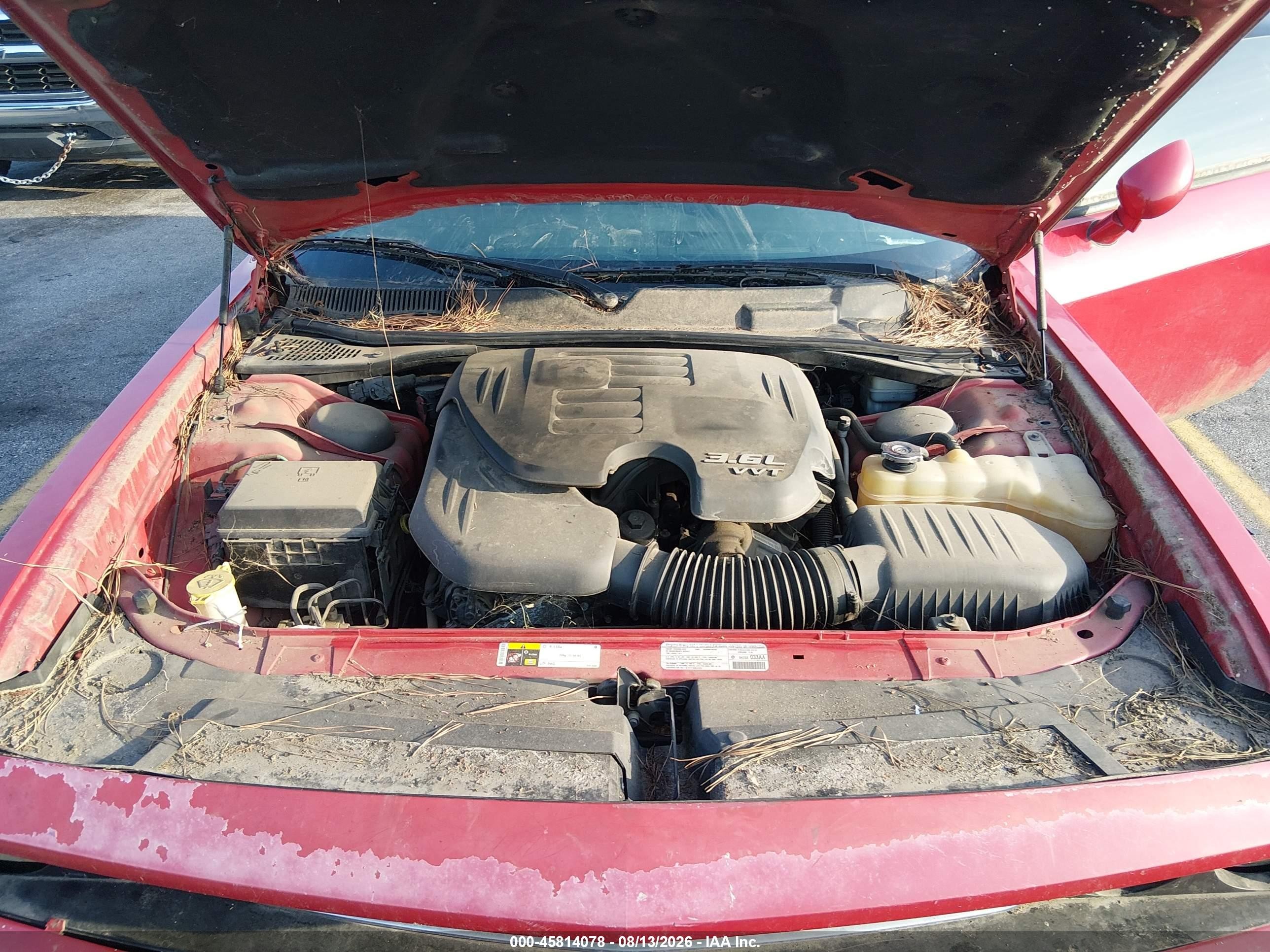 2013 Dodge Challenger Sxt Красный vin: 2C3CDYAG8DH549009